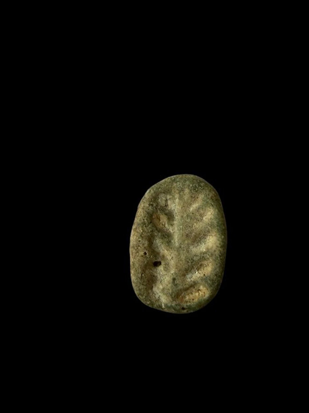 Ancient Egyptian Faience Glazed Scarab. Spanish Export License. - 0.5 cm