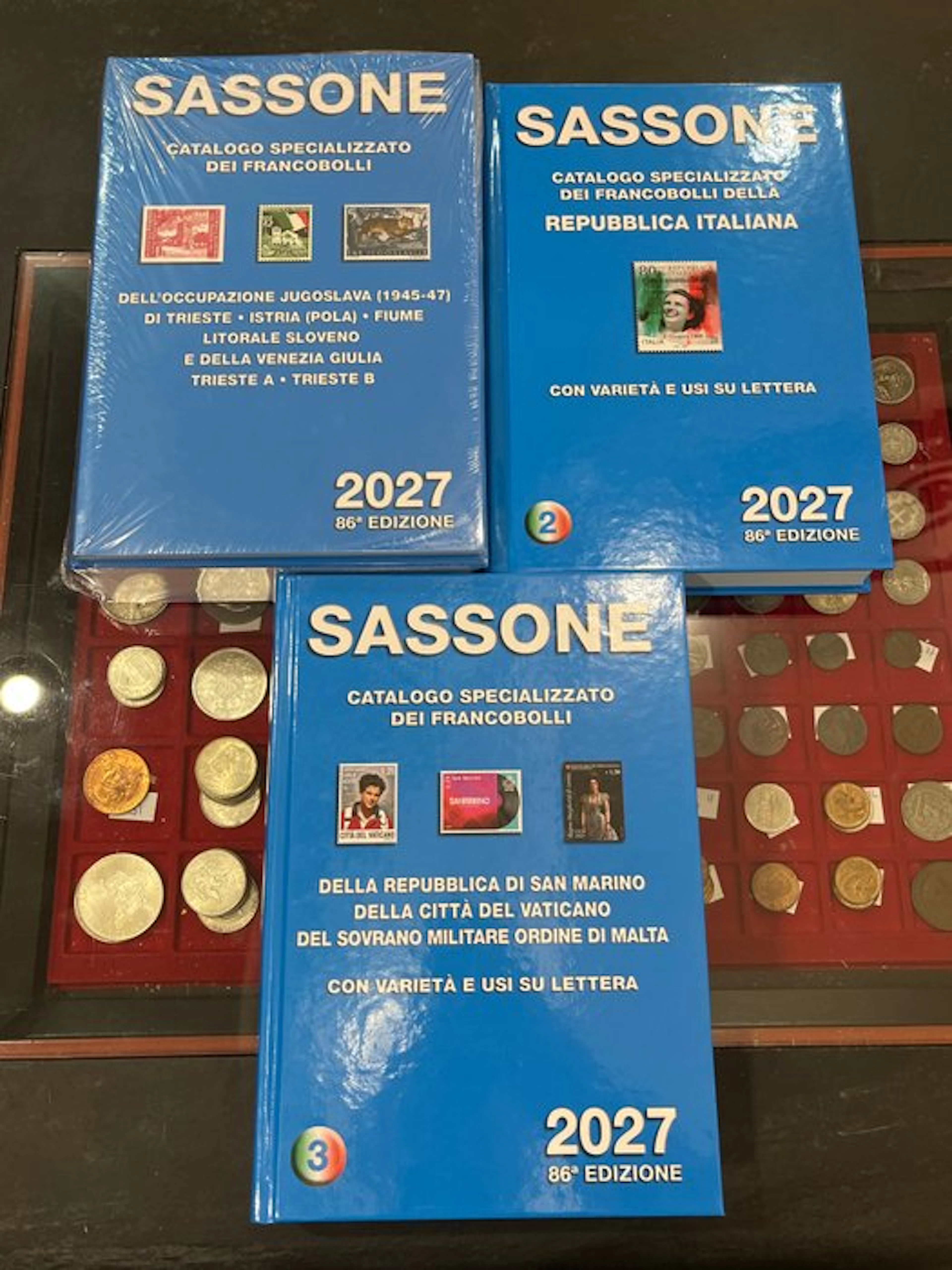 Italy - Sassone Catalogues Nos. 1, 2 and 3 for 2027, 86th edition – new