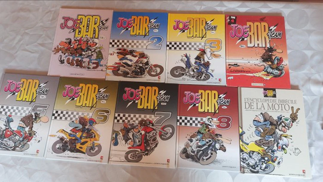 Joe Bar Team T1 à T8 + HS - Série complète - 9x C - EO/Ré - 9 Album - 1990/2014