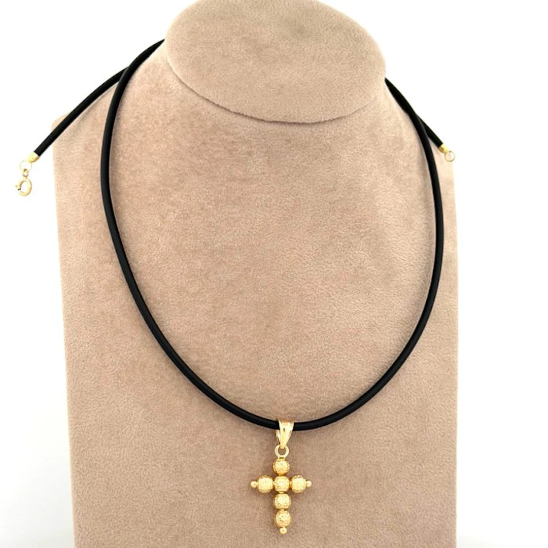 Necklace - 18 kt. Yellow gold - Croce