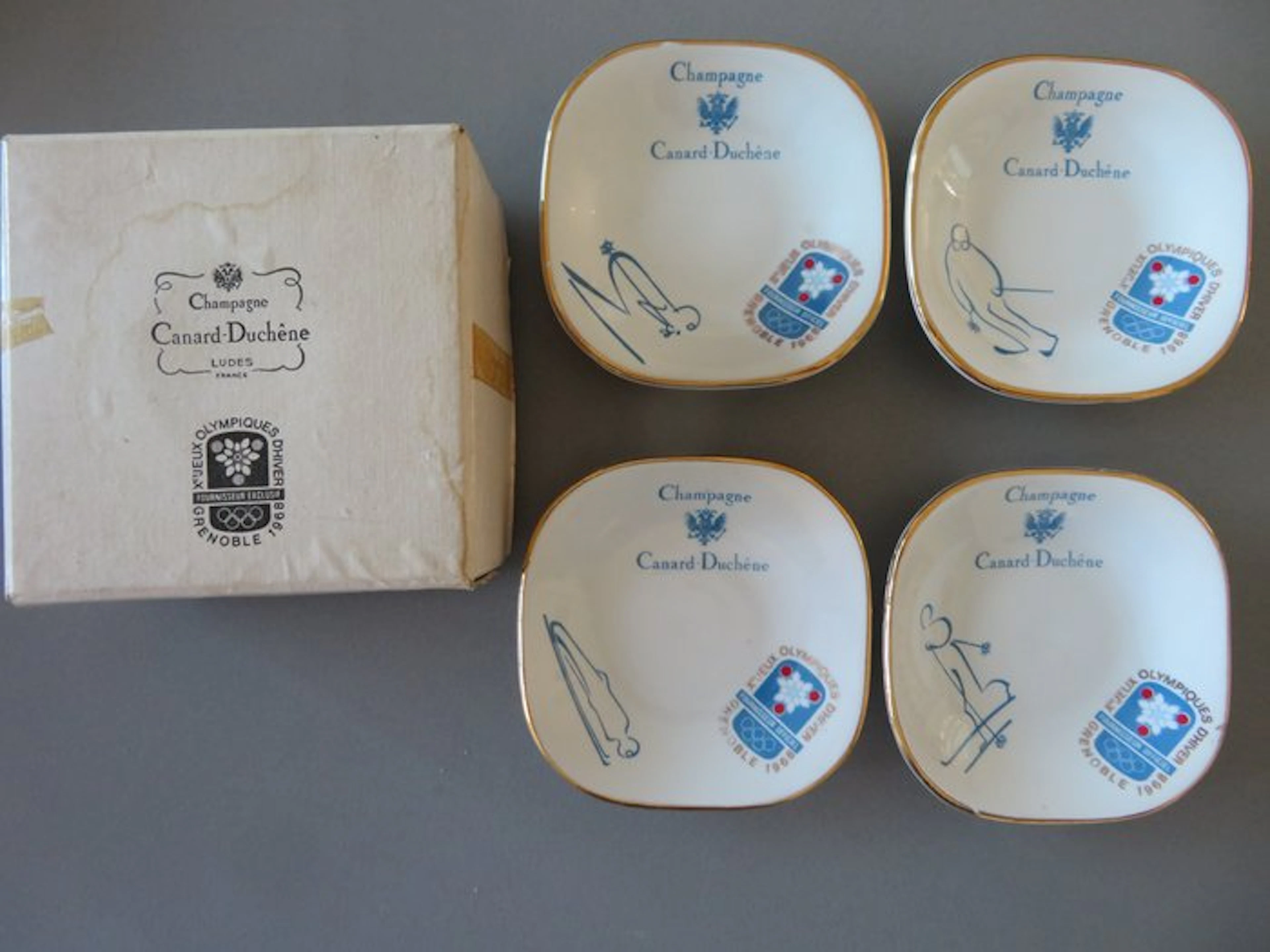 Olympische Winterspelen Grenoble 1968 - Champagne Canard...