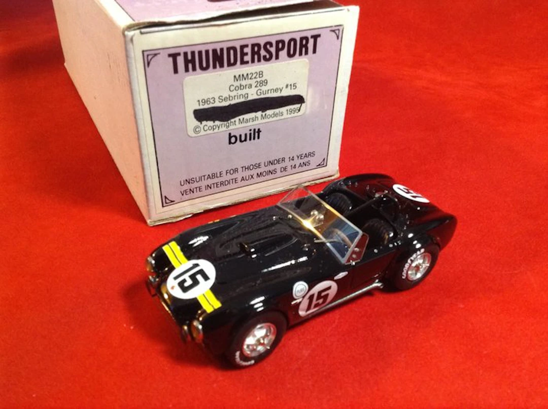 Marsh Models - Thundersport - made in England 1:43 - Model race car - ref