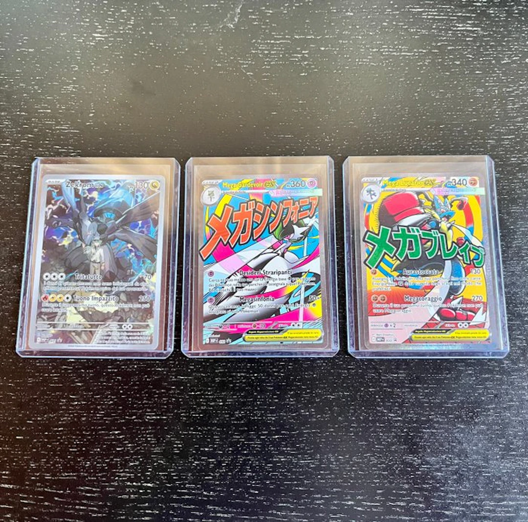 Pokémon - 3 Card - Zekrom, Gardevoir, Lucario Promo card - Mega Evolution