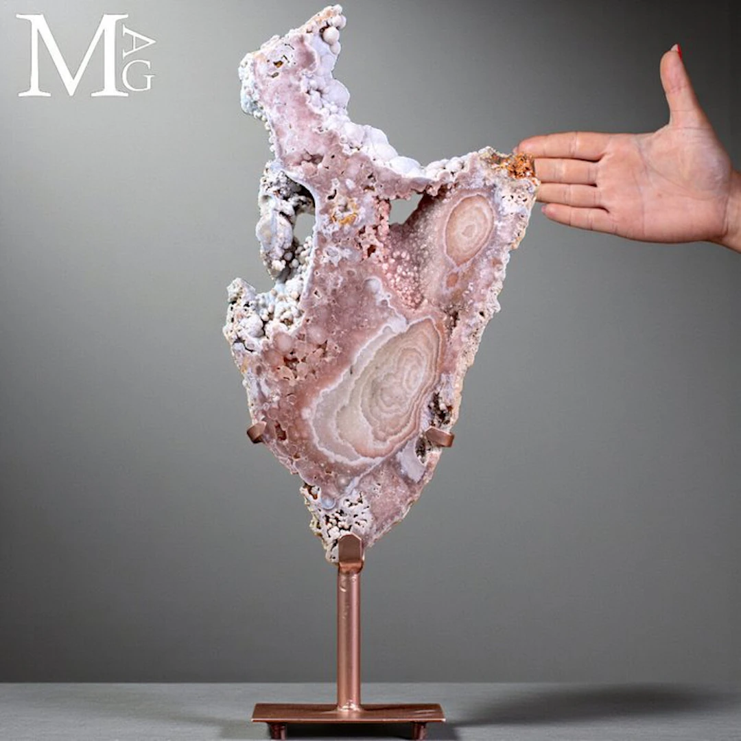 Rare Rose Amethyst Formation