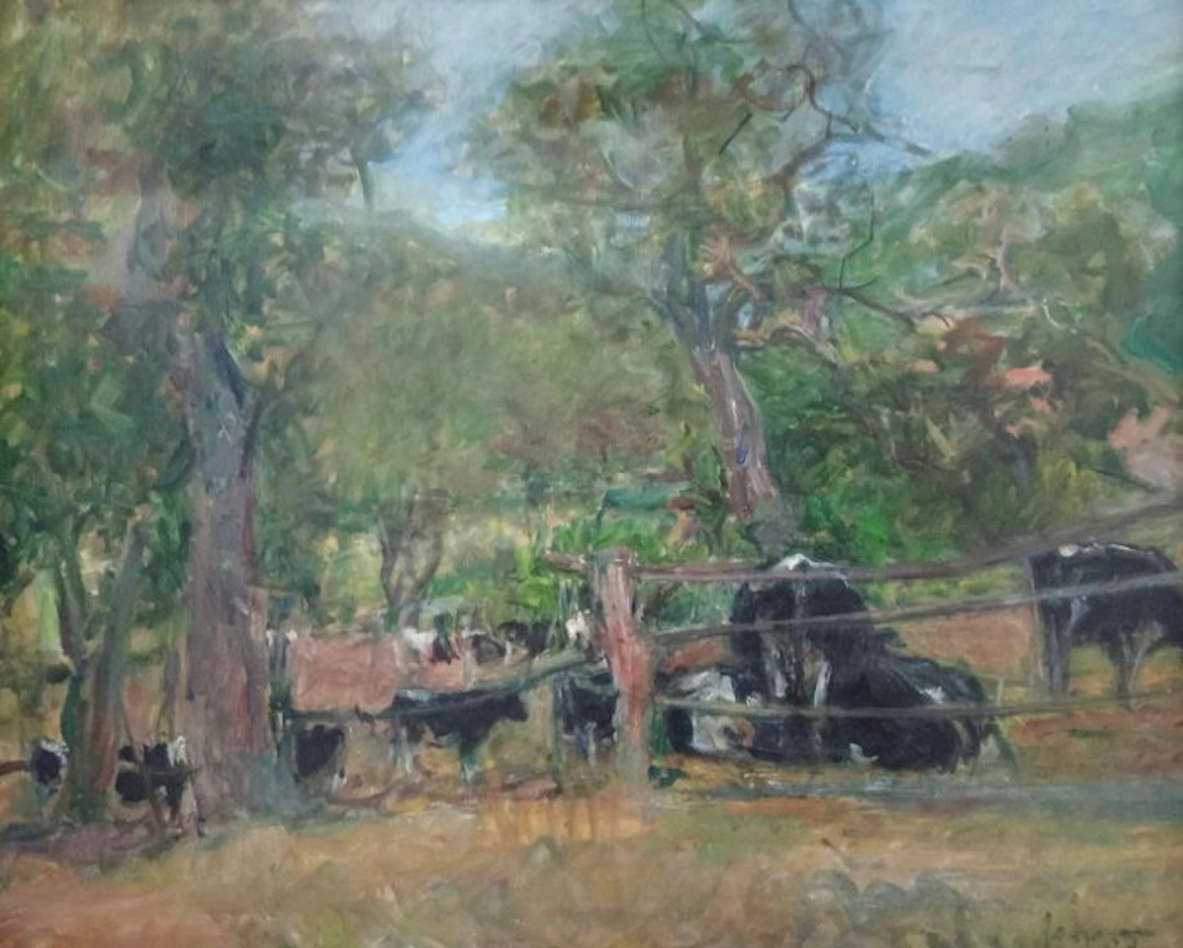 Gabino Rey Santiago (1928-2006) - Las vacas