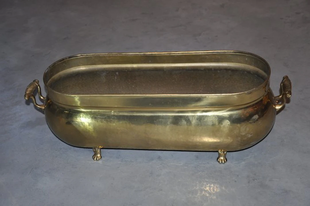 Jardinière - Copper - hammered planter