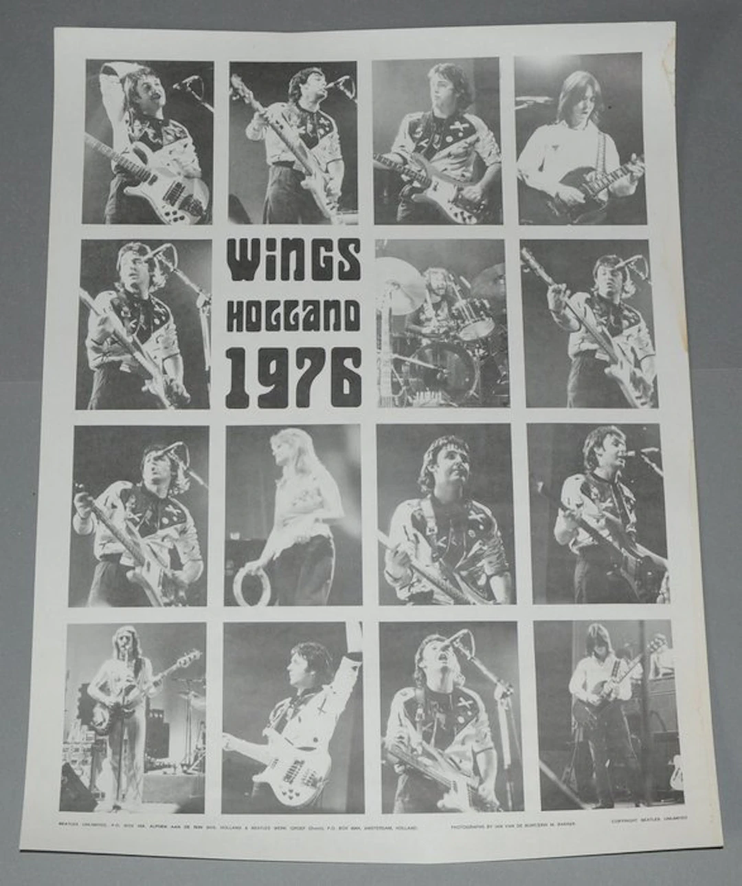 Beatles, Paul McCartney & Wings - Promotion Poster...