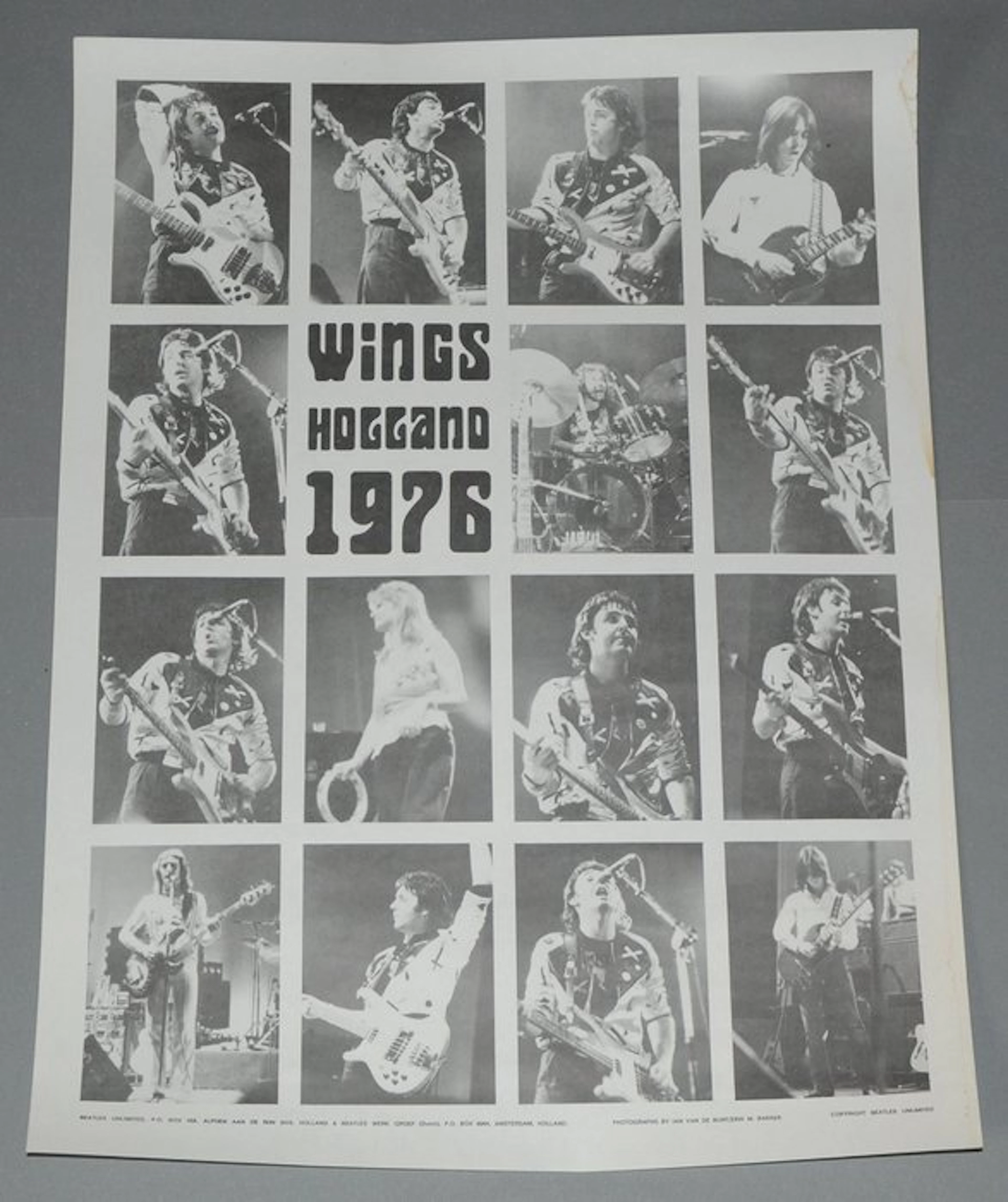 Beatles, Paul McCartney & Wings - Promotion Poster...
