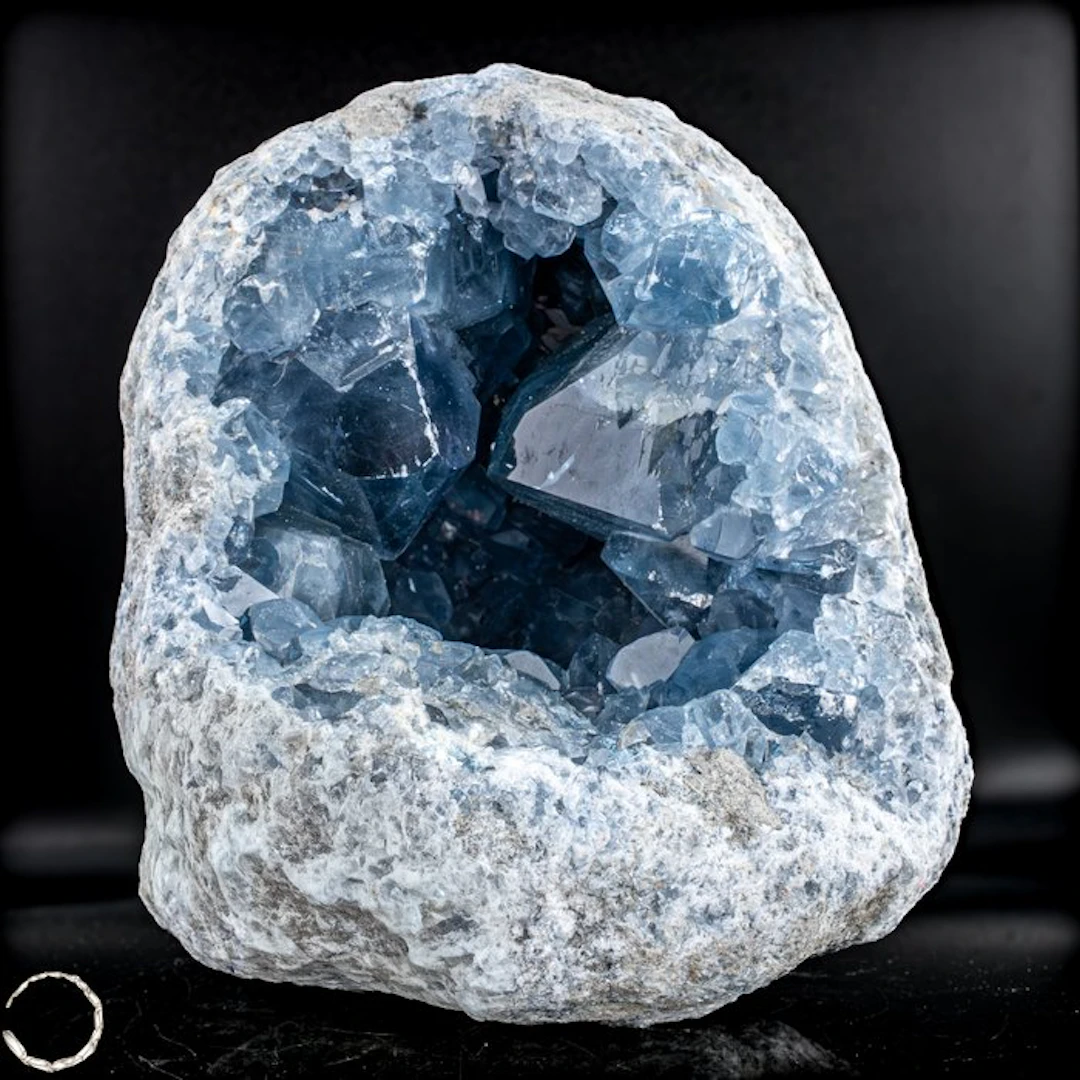 Celestine Druse – Heaven on Earth in Crystal Form Geode- 8351.35 g