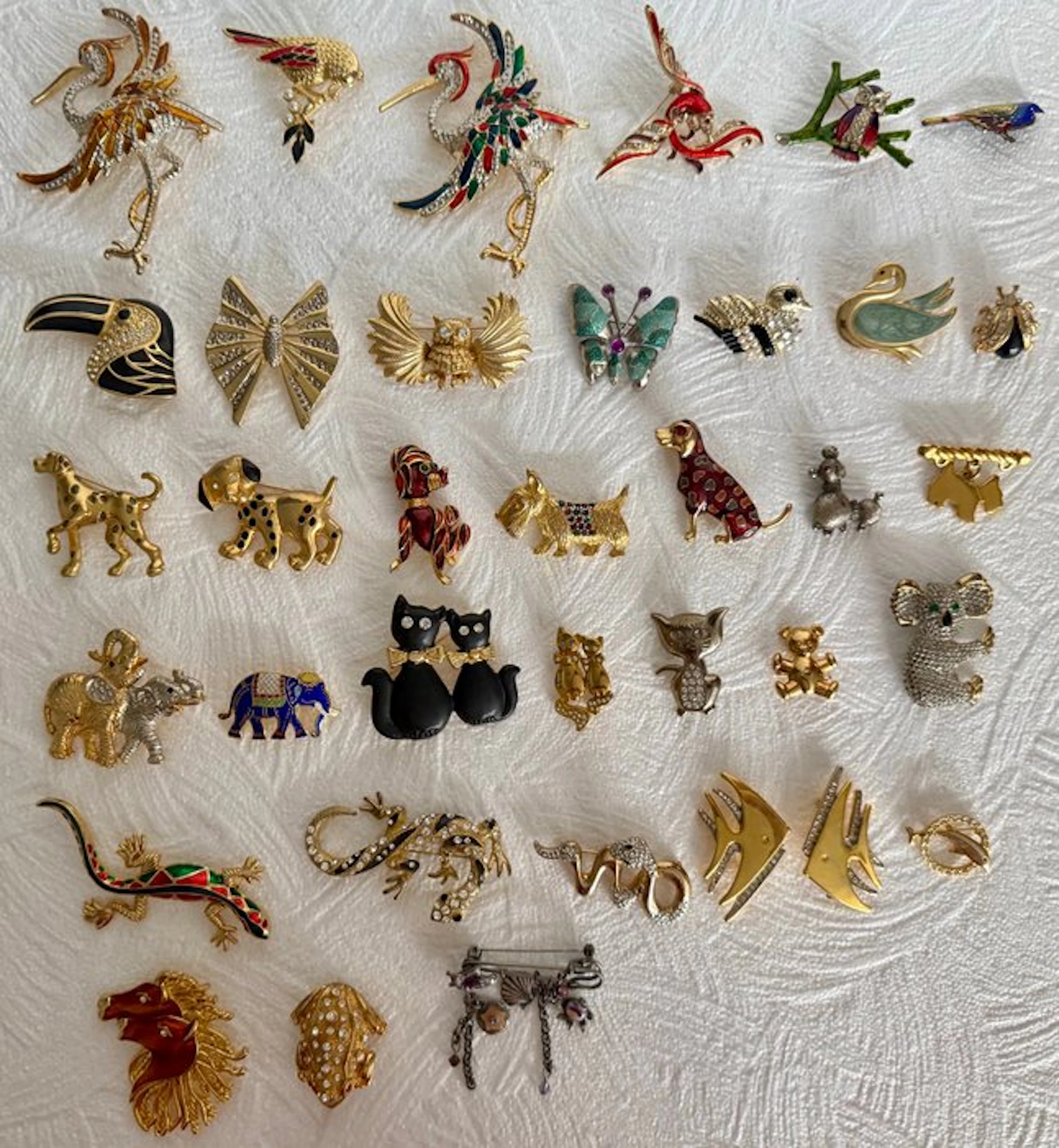 Themed collection - Animal brooches / Vintage...