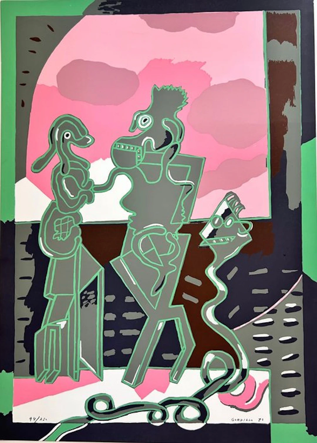 Luis Gordillo (1934) - Sin título