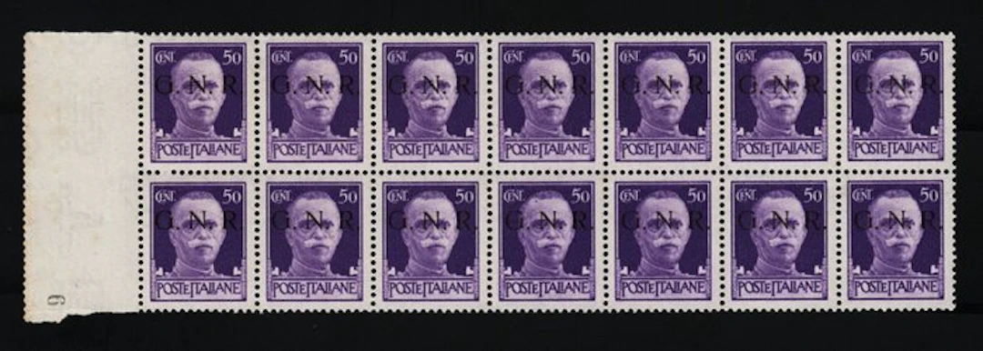 Italy 1943 - GNR BRESCIA - Nice block graded with variety - Spl