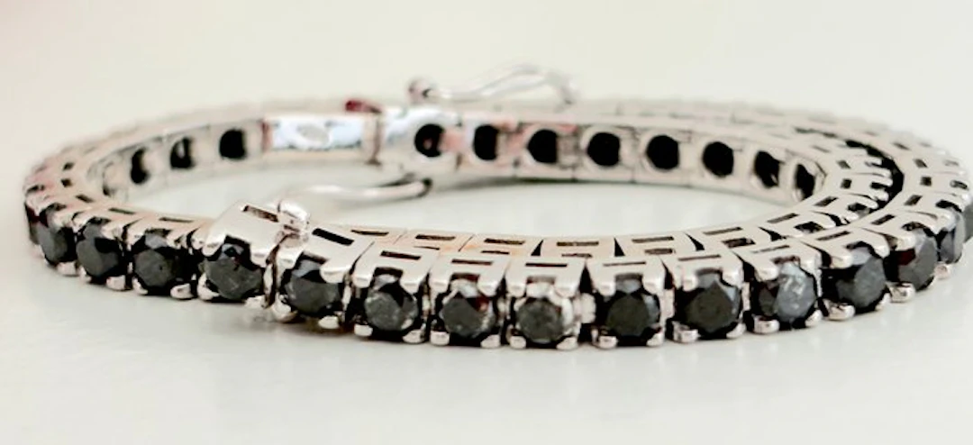 Bracelet - 18 kt. White gold - 8.00ct. tw. Diamond (Natural) - Diamond