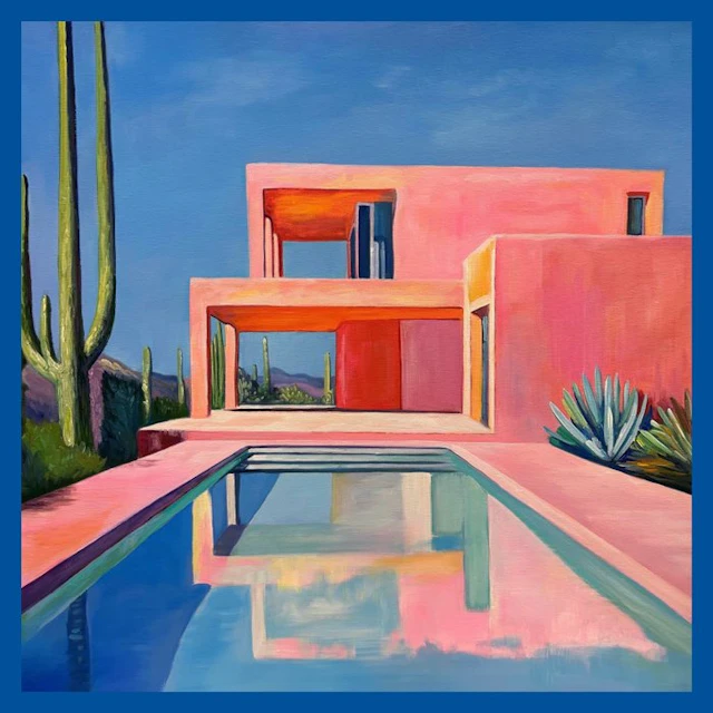 Alexy Berthelot - Pink serenity house (LIMITED PRINT)