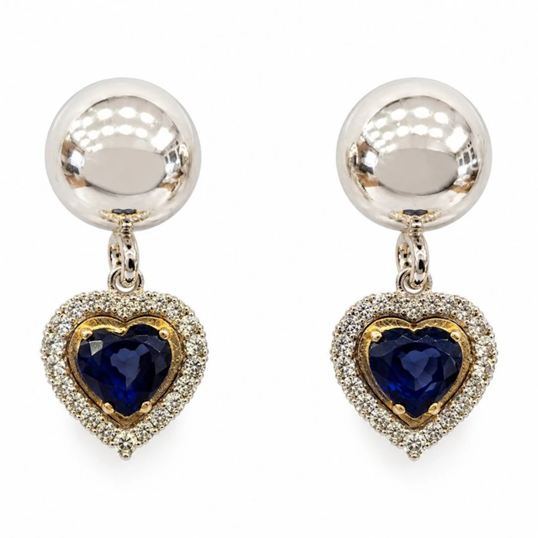 No reserve price - Earrings - 18 kt
