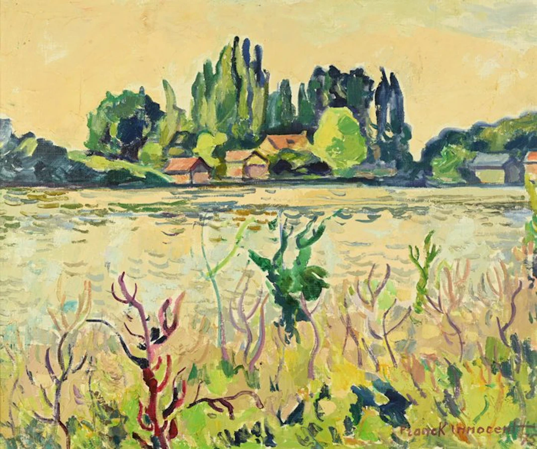 Franck Innocent (1912 - 1983) - L'été à Herqueville