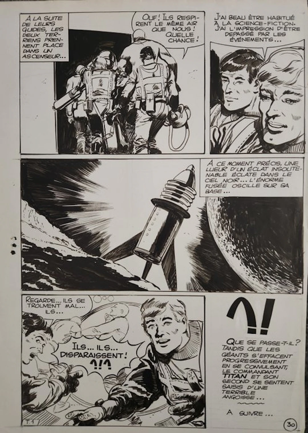 Dupuis, Pierre - 1 Original page - Titan - 1981