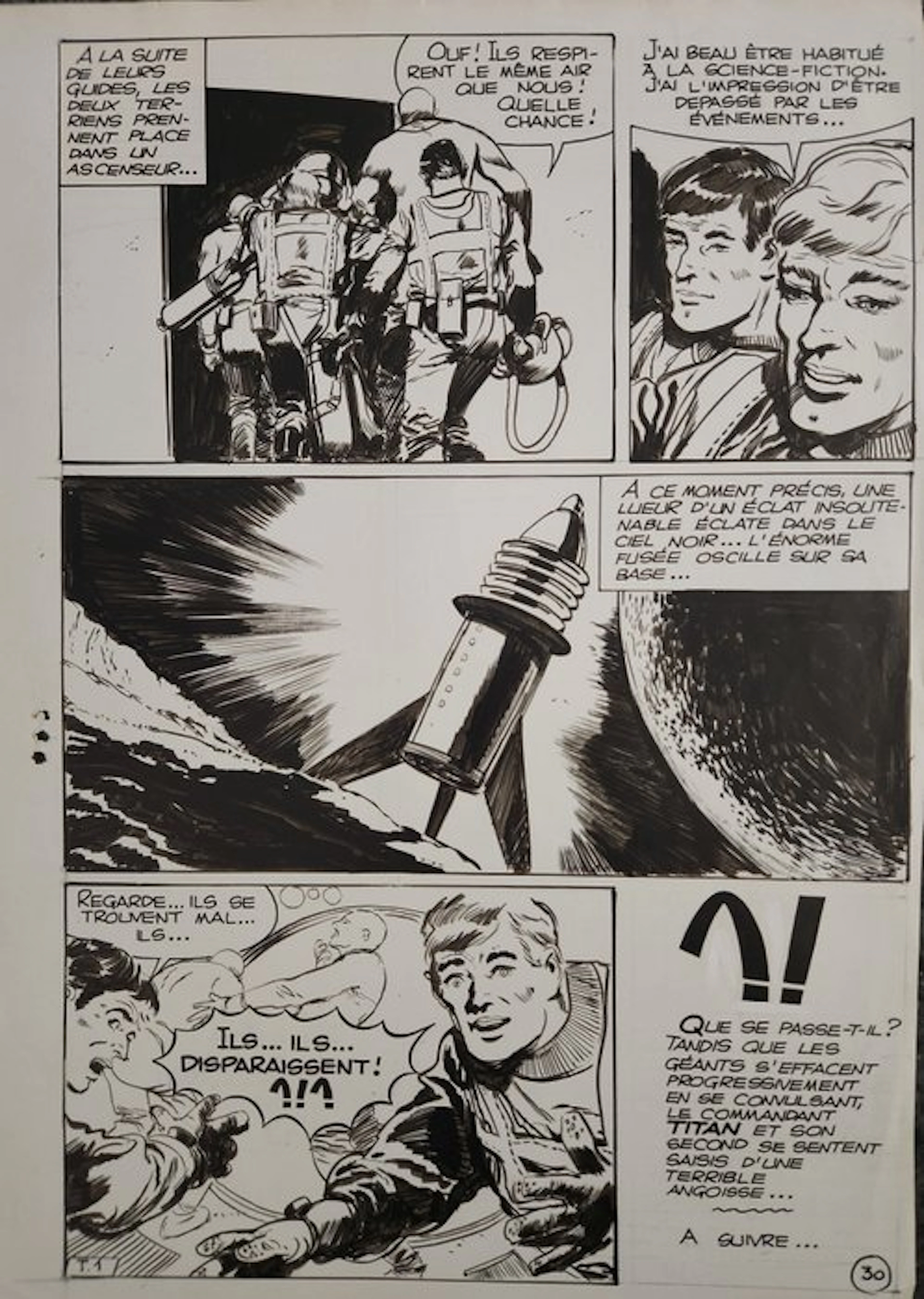 Dupuis, Pierre - 1 Original page - Titan - 1981
