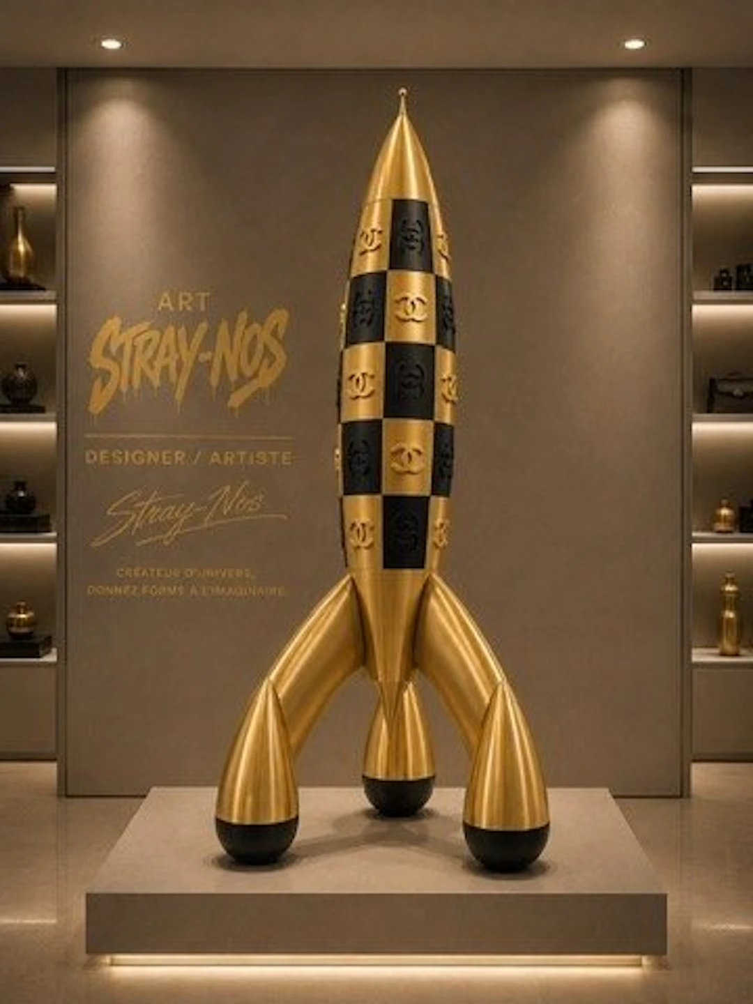 Art Stray-Nos - New collection " Haute couture Chanel , Orbit N°5 ".