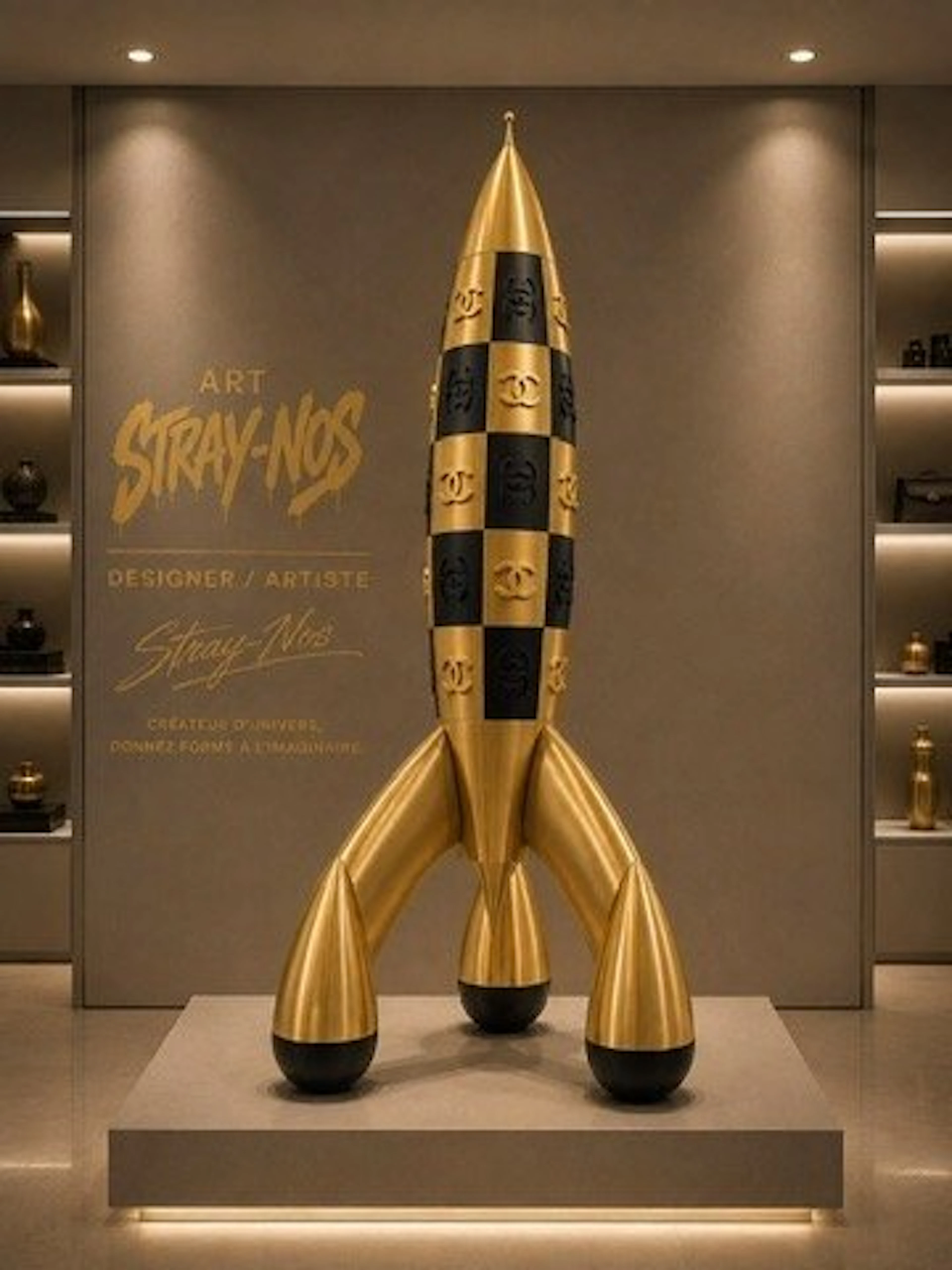 Art Stray-Nos - New collection " Haute couture Chanel , Orbit N°5 ".