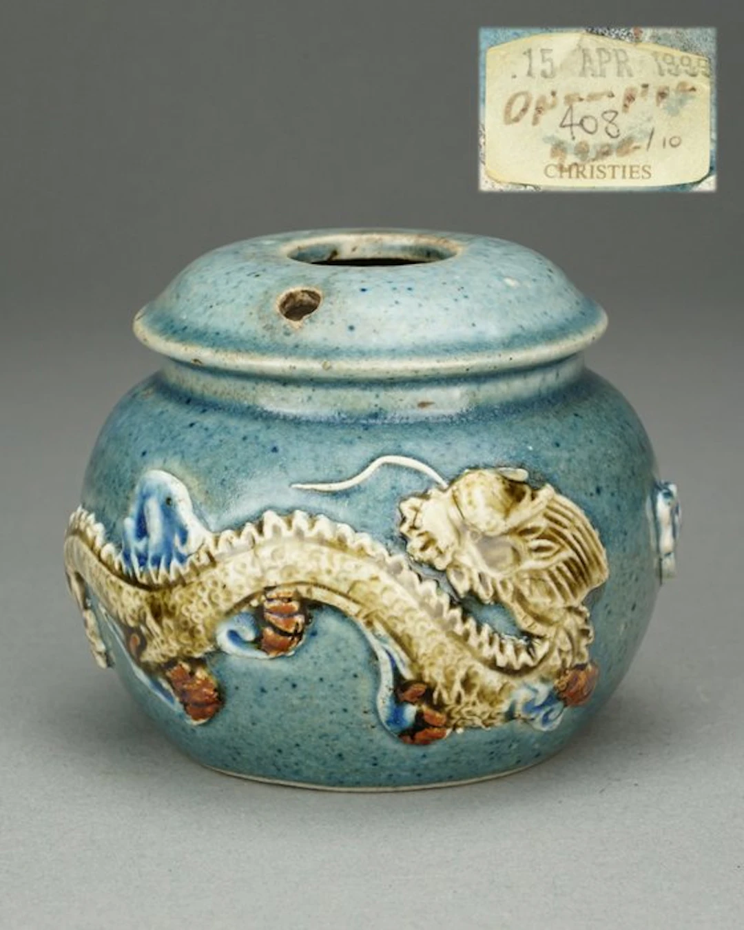 Opium Jar - Porcelain - EX CHRISTIE'S - Vietnam - late 19th - early