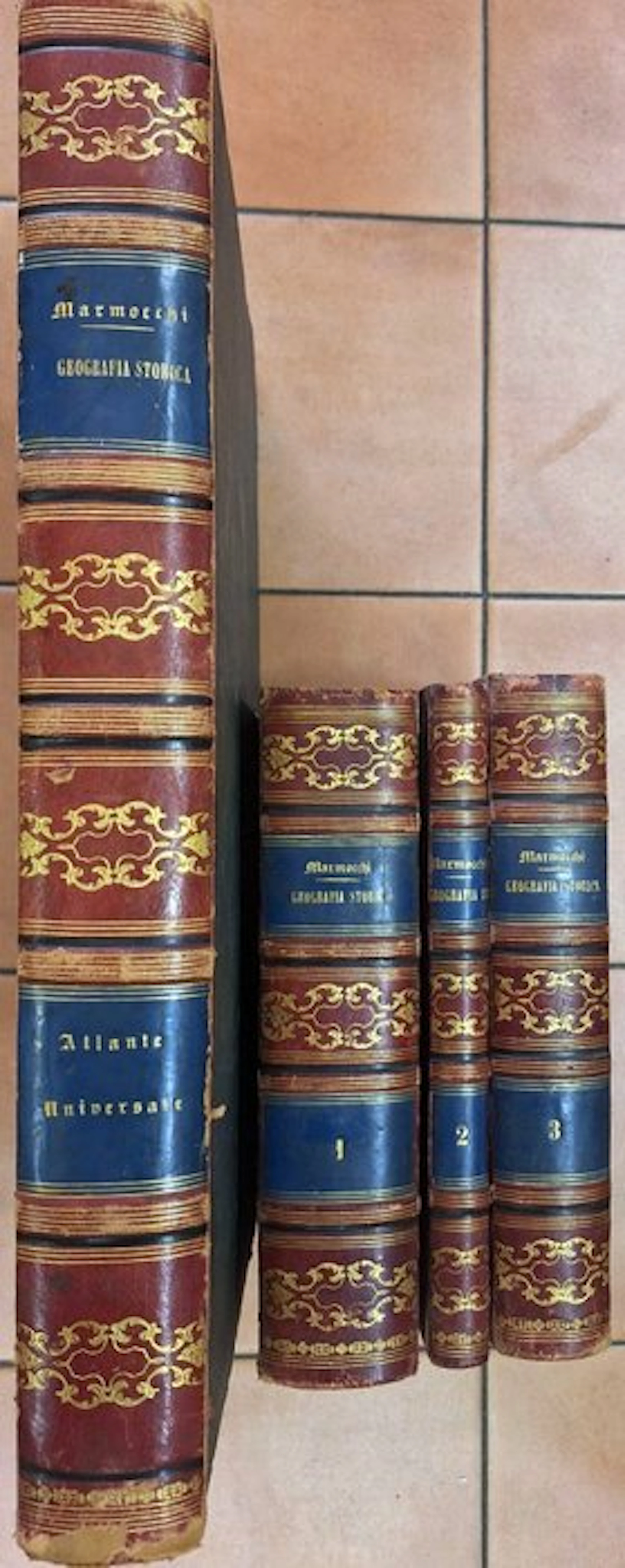 F. C. Marmocchi - Corso di Geografia-Storica con Atlante - 1845-1847