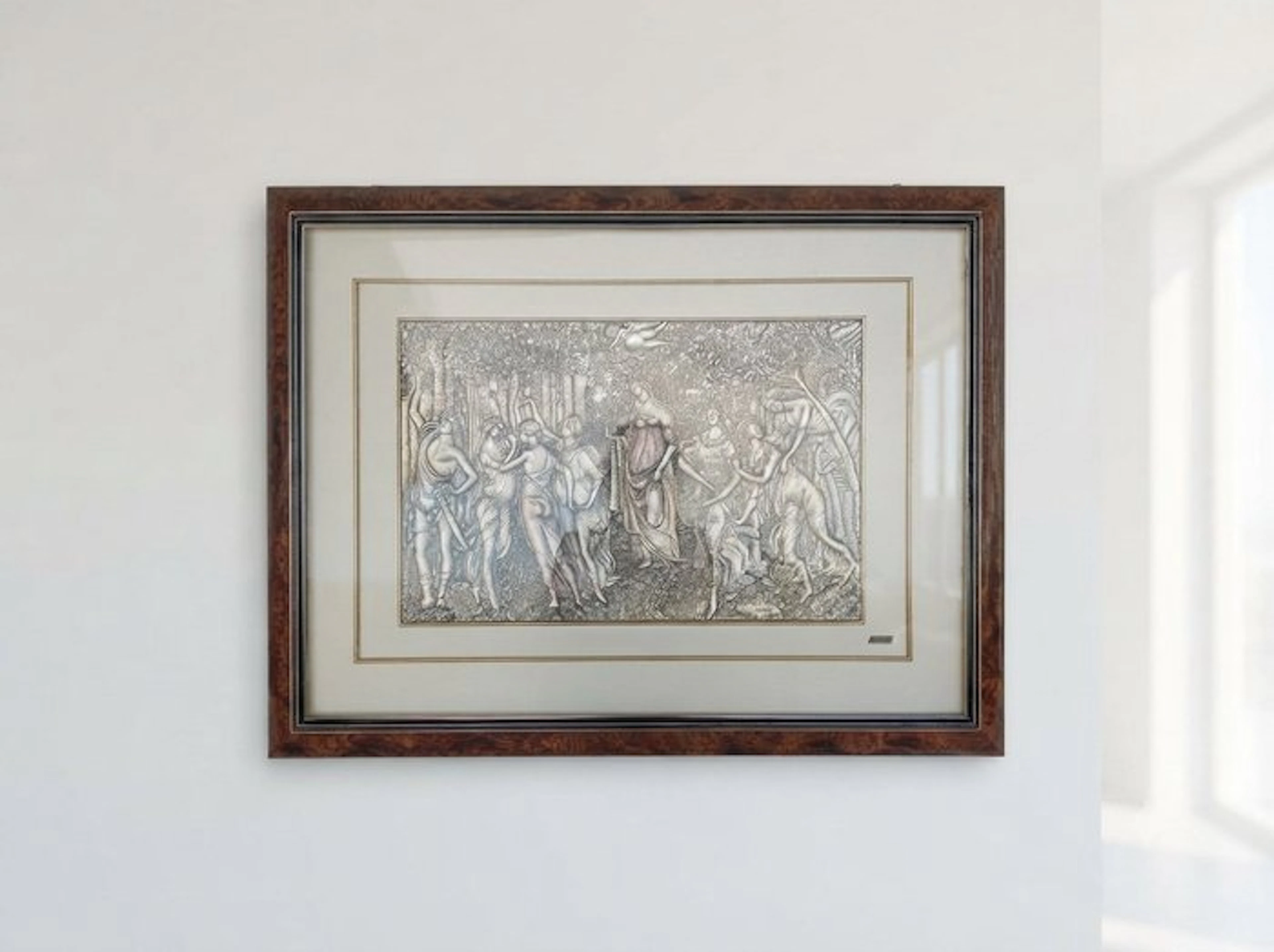 Giaerre - Frame - Silverplated - Large bas-relief