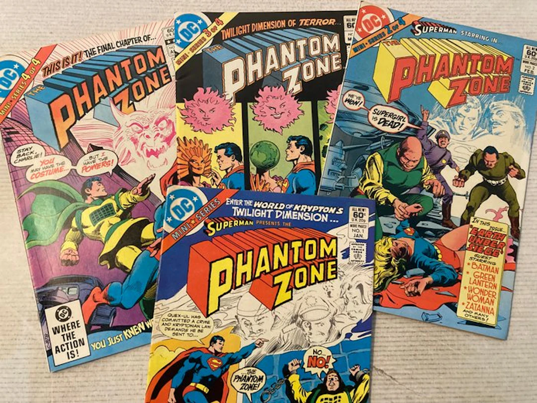 Superman Presents The Phantom Zone (1982) 4 comics in range # 1 to 4