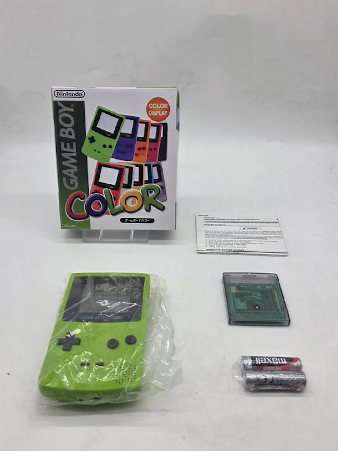 Nintendo - Gameboy Color - lime green - Video game...