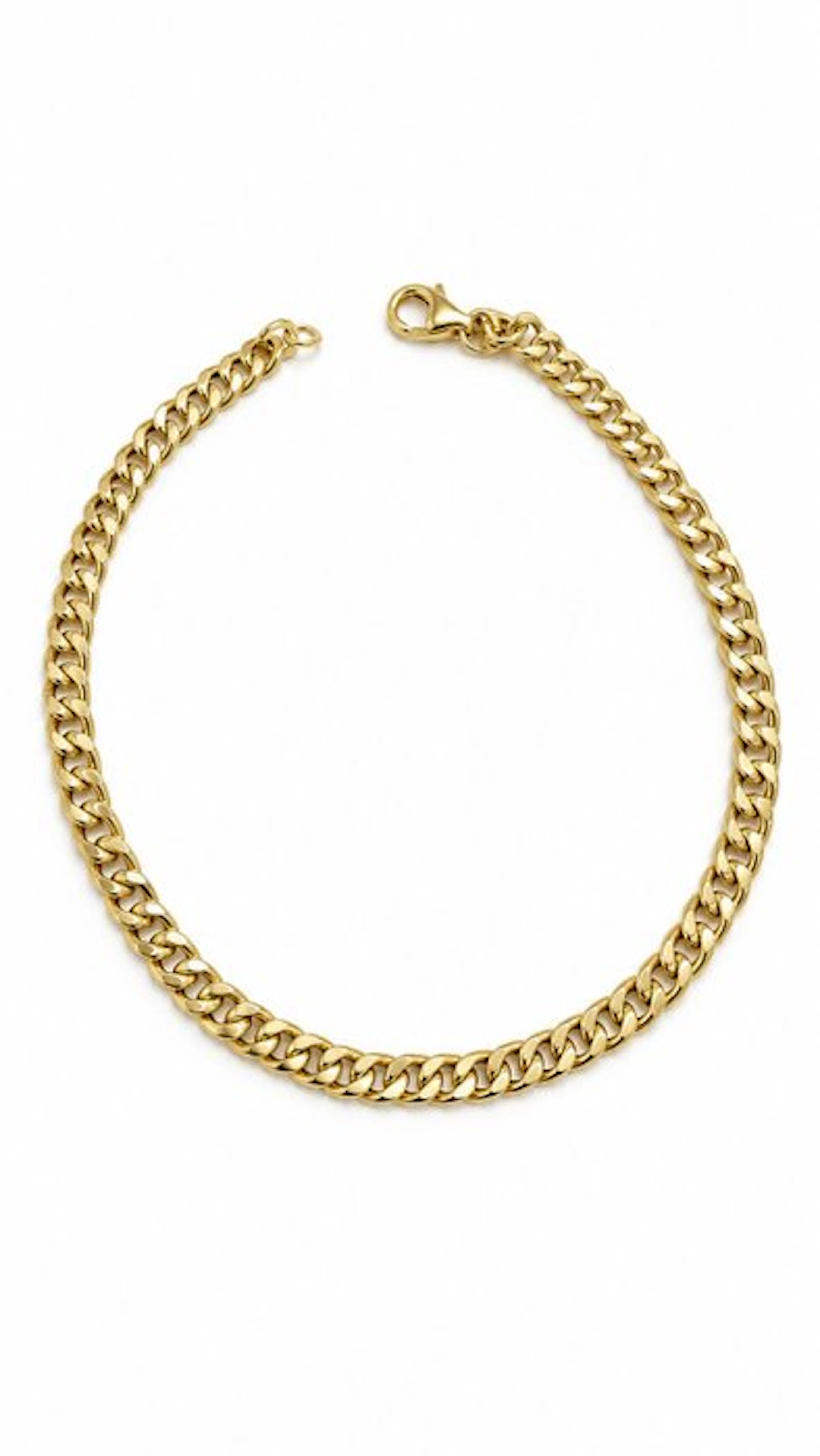 Bracelet - 18 kt. Yellow gold - Bracelet Gourmette 19 cm 2/2,1 g