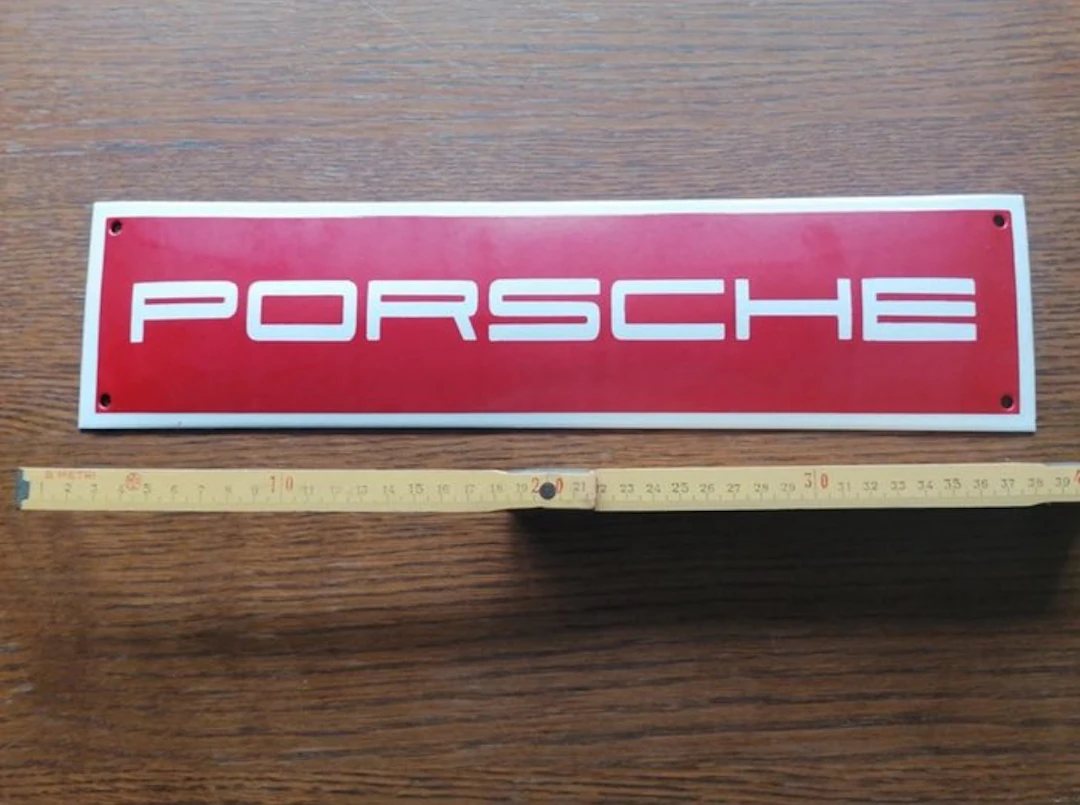 Porsche - Porsche - Enamel sign - Enamel, Metal