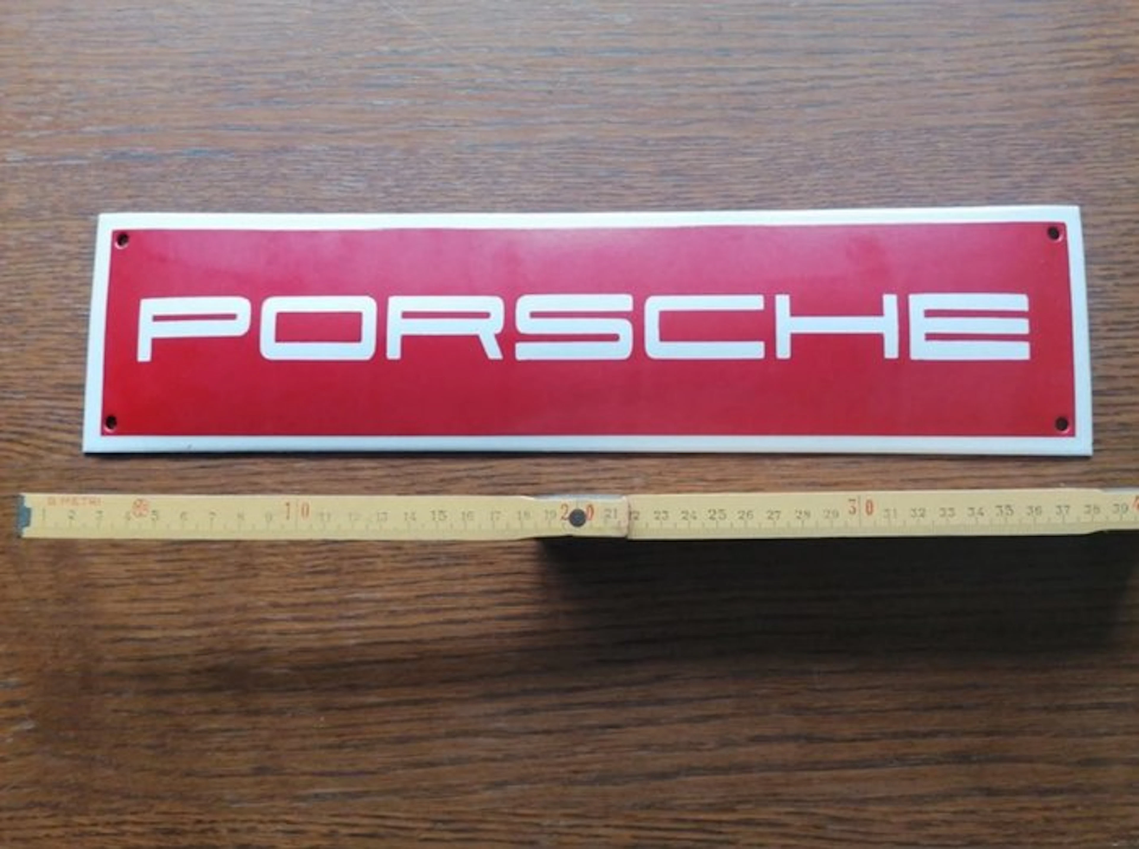 Porsche - Porsche - Enamel sign - Enamel, Metal
