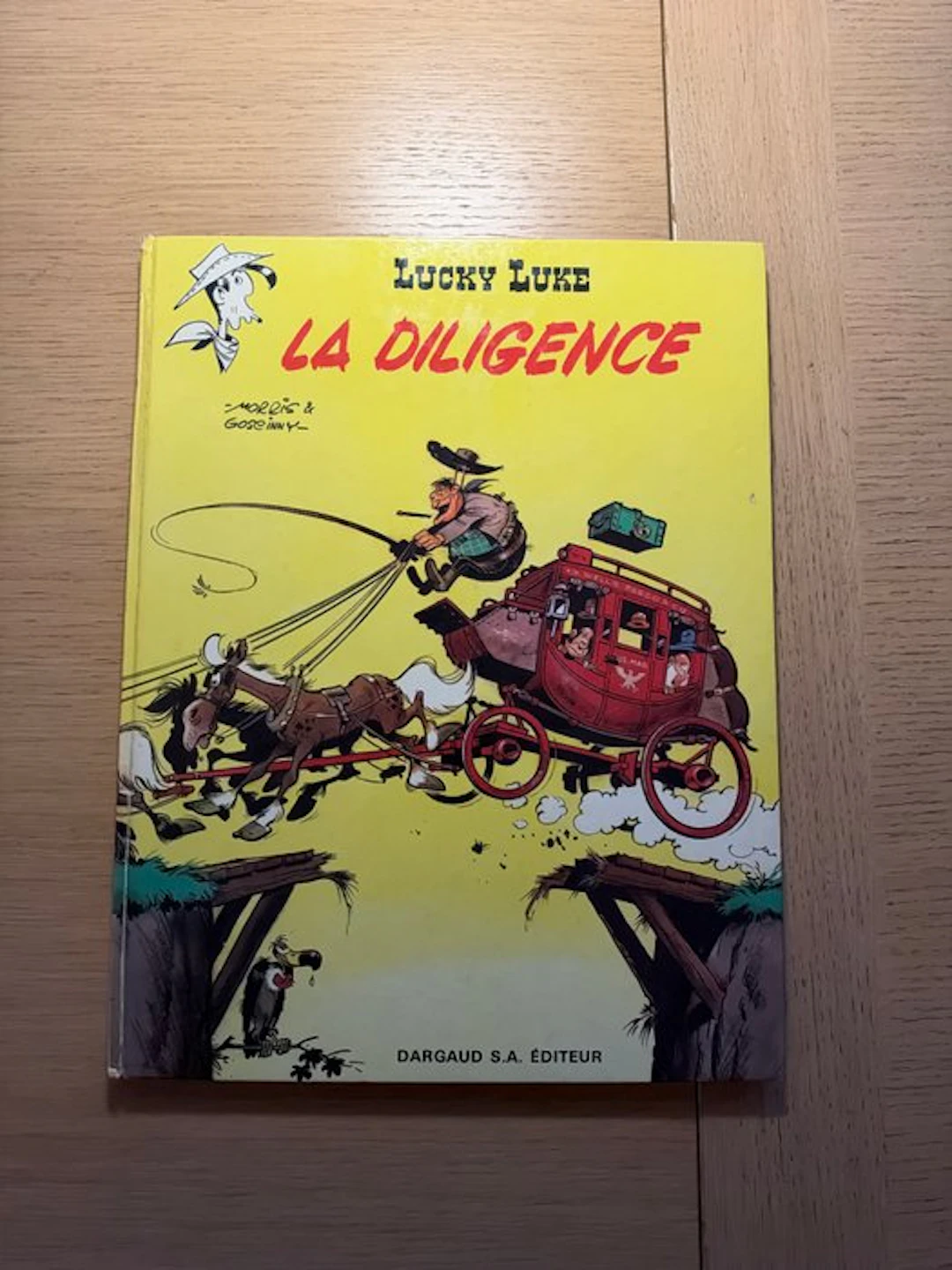 Lucky Luke T32 - La Diligence - C - 1 Album - First edition - 1968