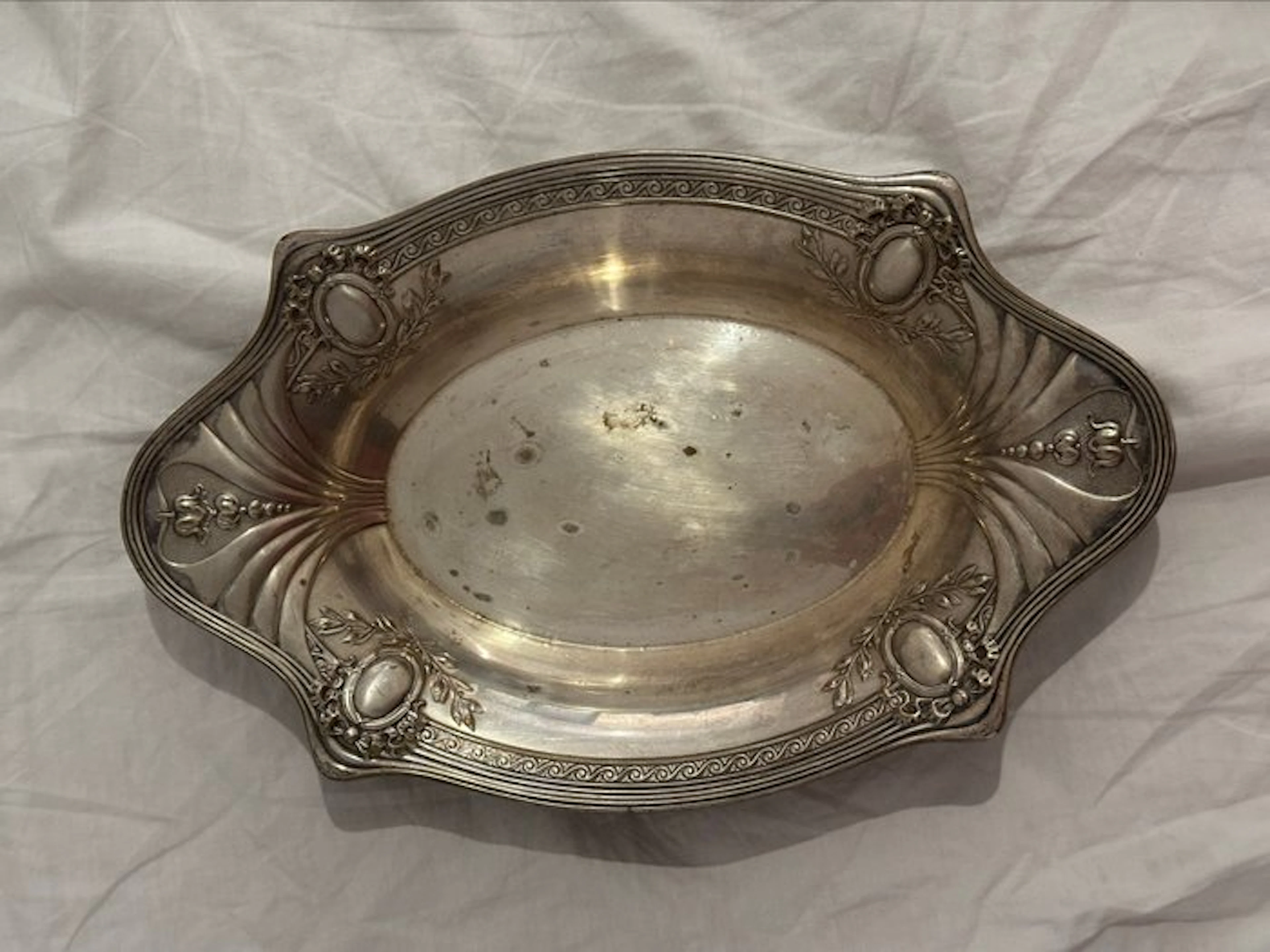 Tray - silver-plated