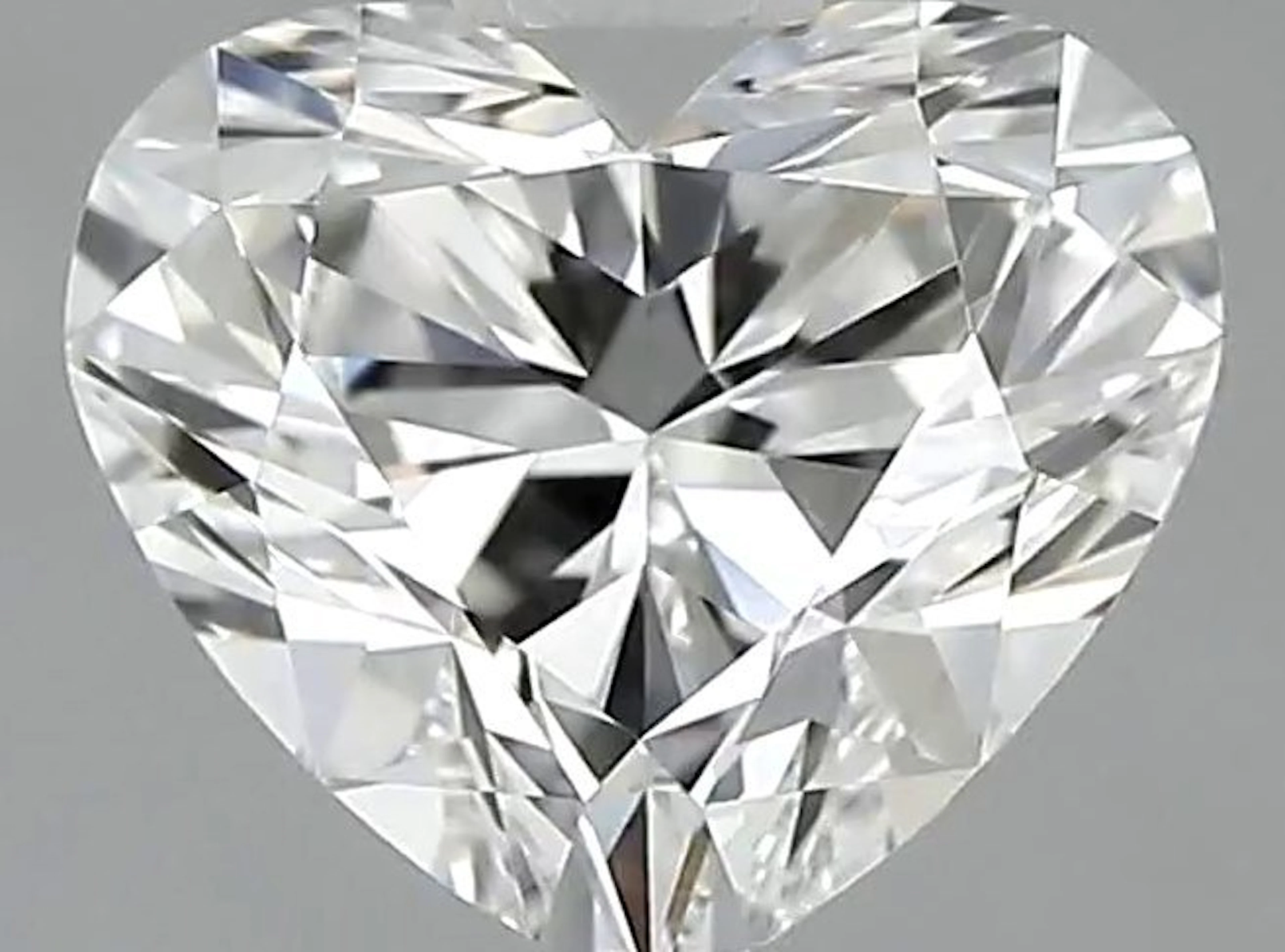 1 pcs Diamond (Natural) - 0.61 ct - Heart - E - IF...