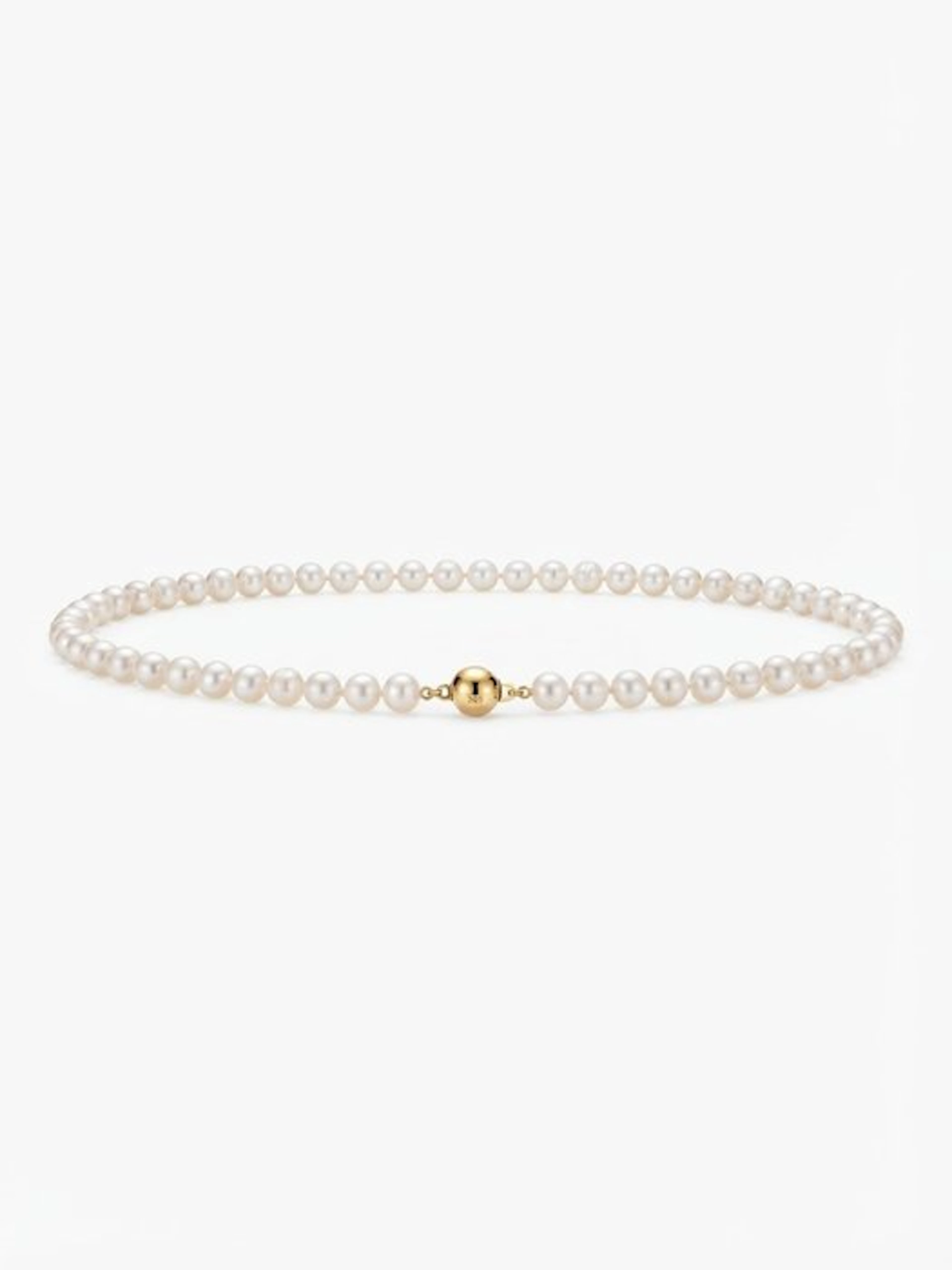String of beads - 14 kt. Yellow gold, Pearl Pearl - Christ