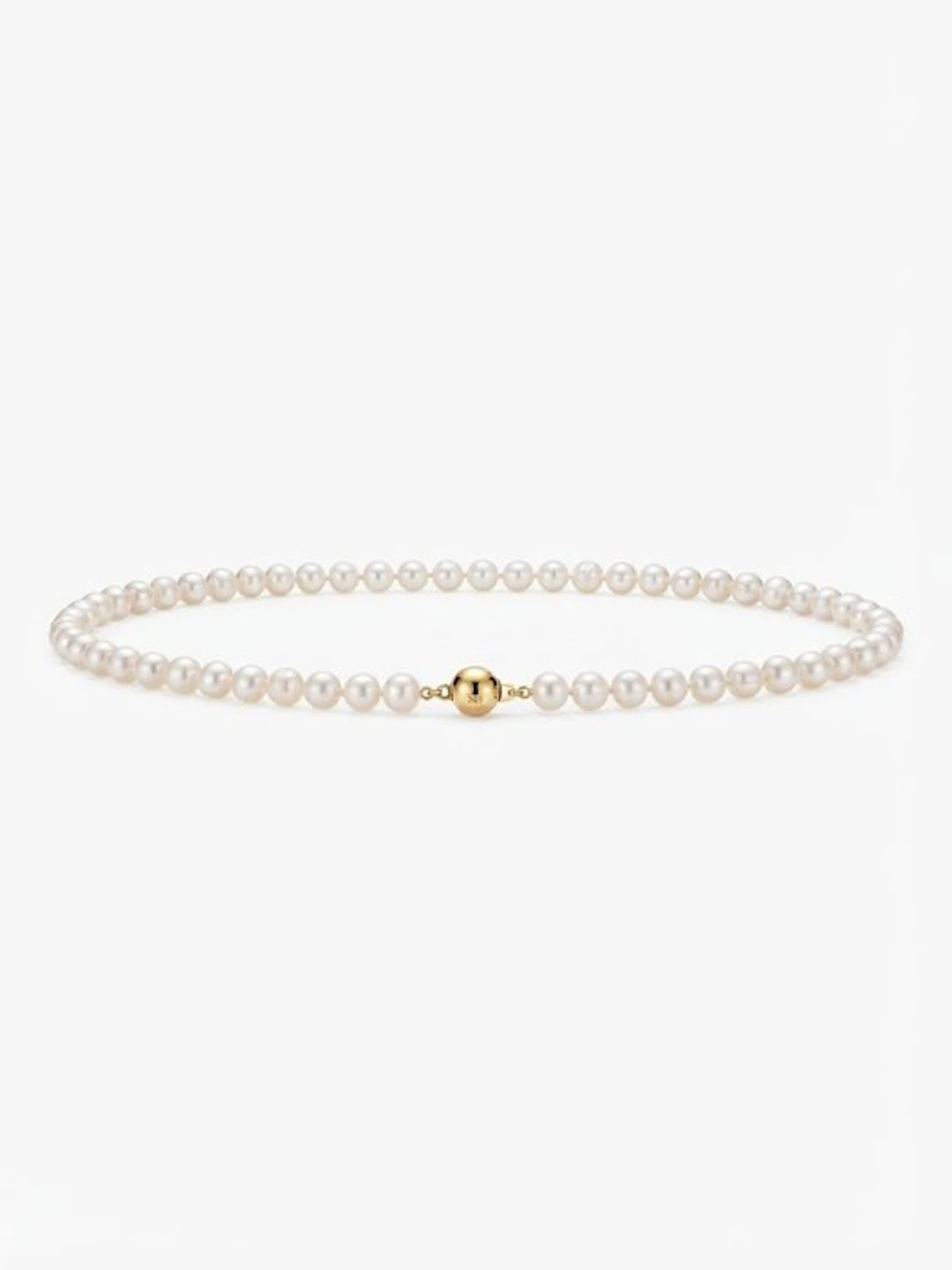 String of beads - 14 kt. Yellow gold, Pearl Pearl - Christ