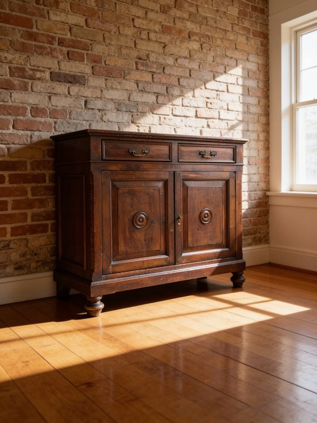 Credenza - Wood, Marble, Mahogany, Walnut