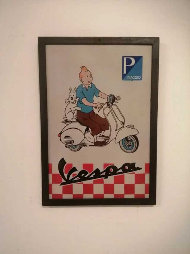 Piaggio - Vespa advertising sign - Advertising sign - 1965 - Metal