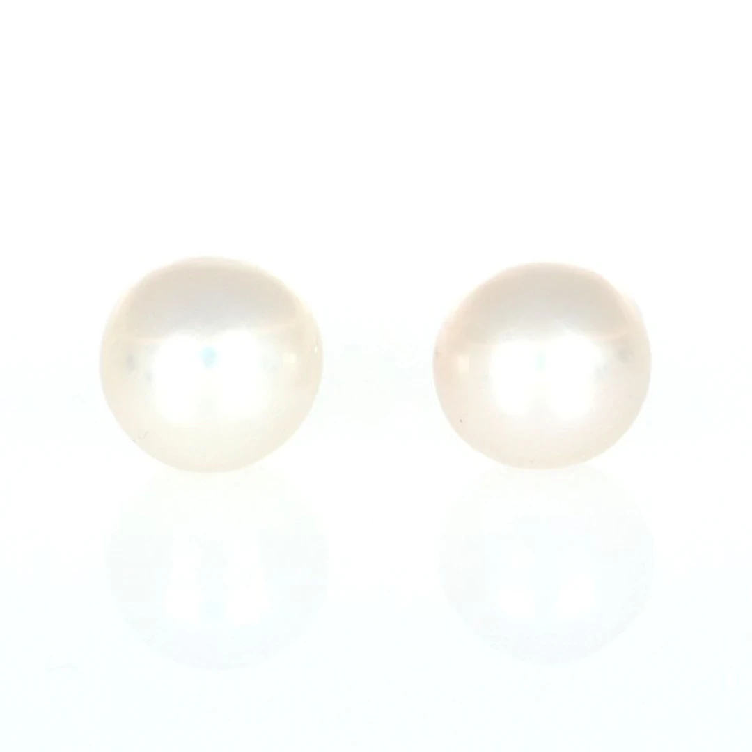 No reserve price - Earrings - 18 kt. White gold Pearl