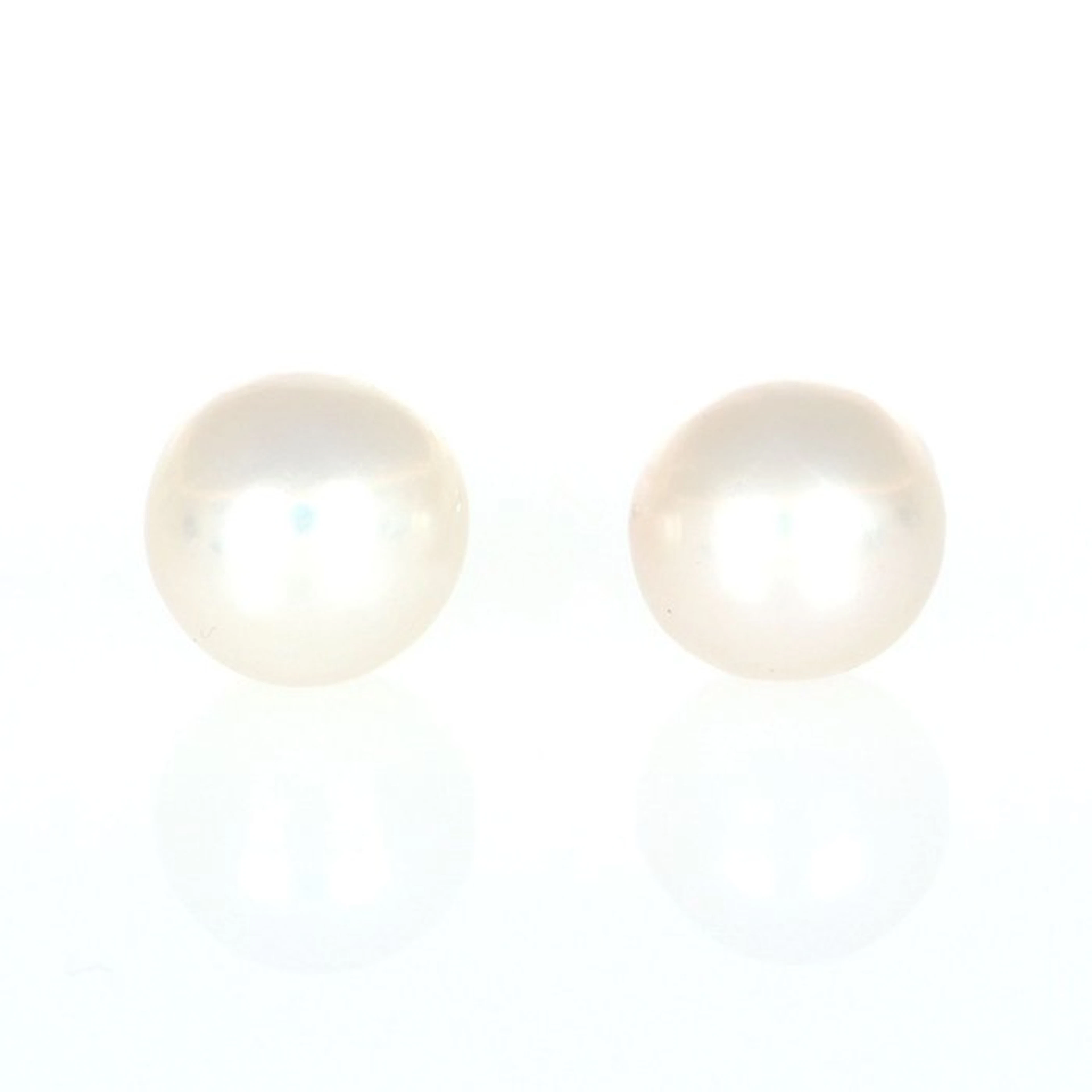 No reserve price - Earrings - 18 kt. White gold Pearl