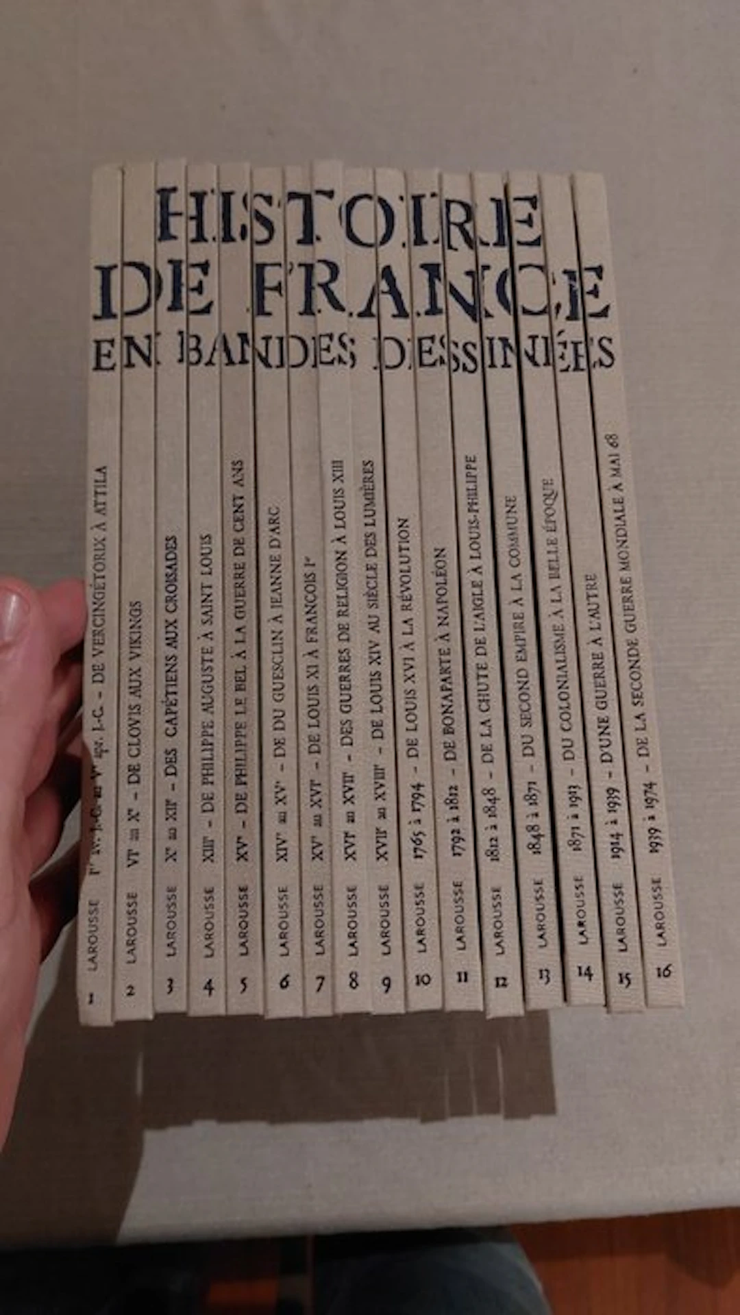 Histoire de France en bandes dessinées T1 à T16 - Série...