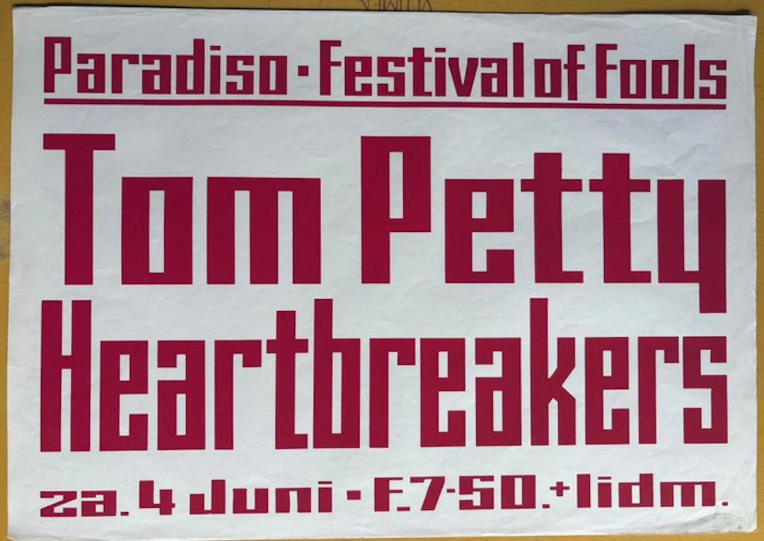 Tom Petty - Tom Petty & the Heartbreakers - Paradiso 1977