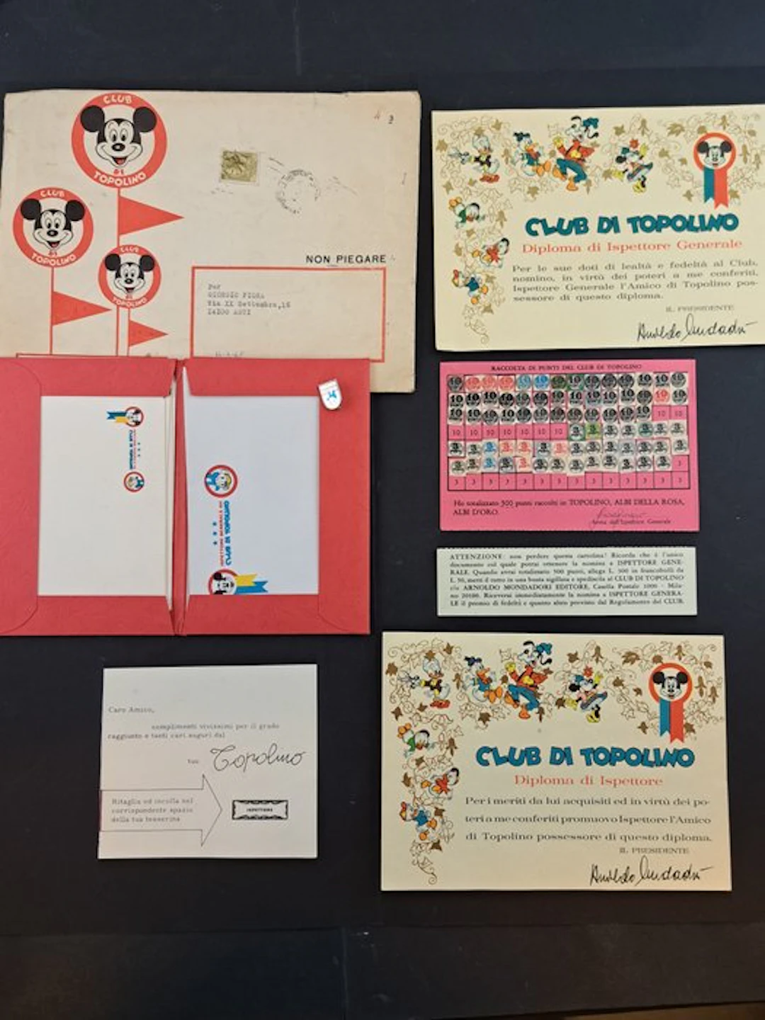 Club di Topolino - Diploma Ispettore Generale - 7 Comic