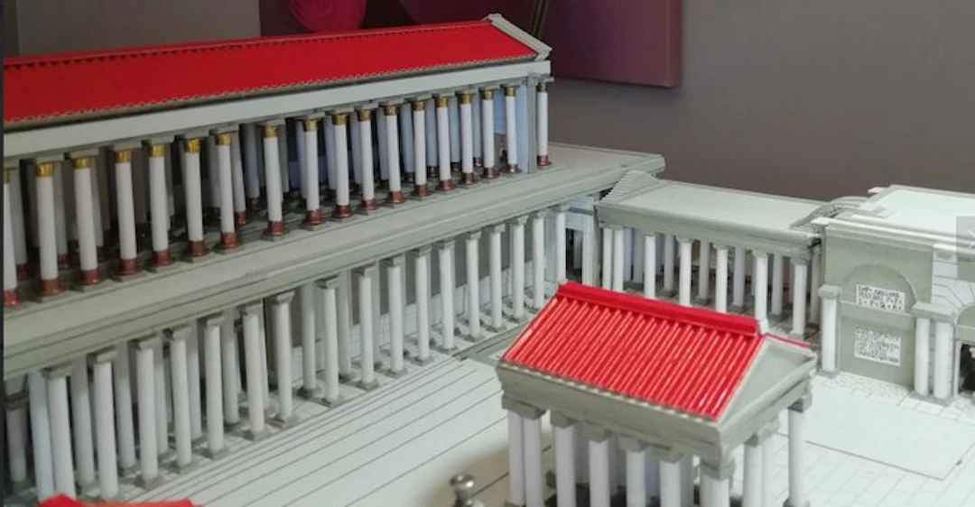 Holy Land Composito Monumental reconstruction in a 1:500...
