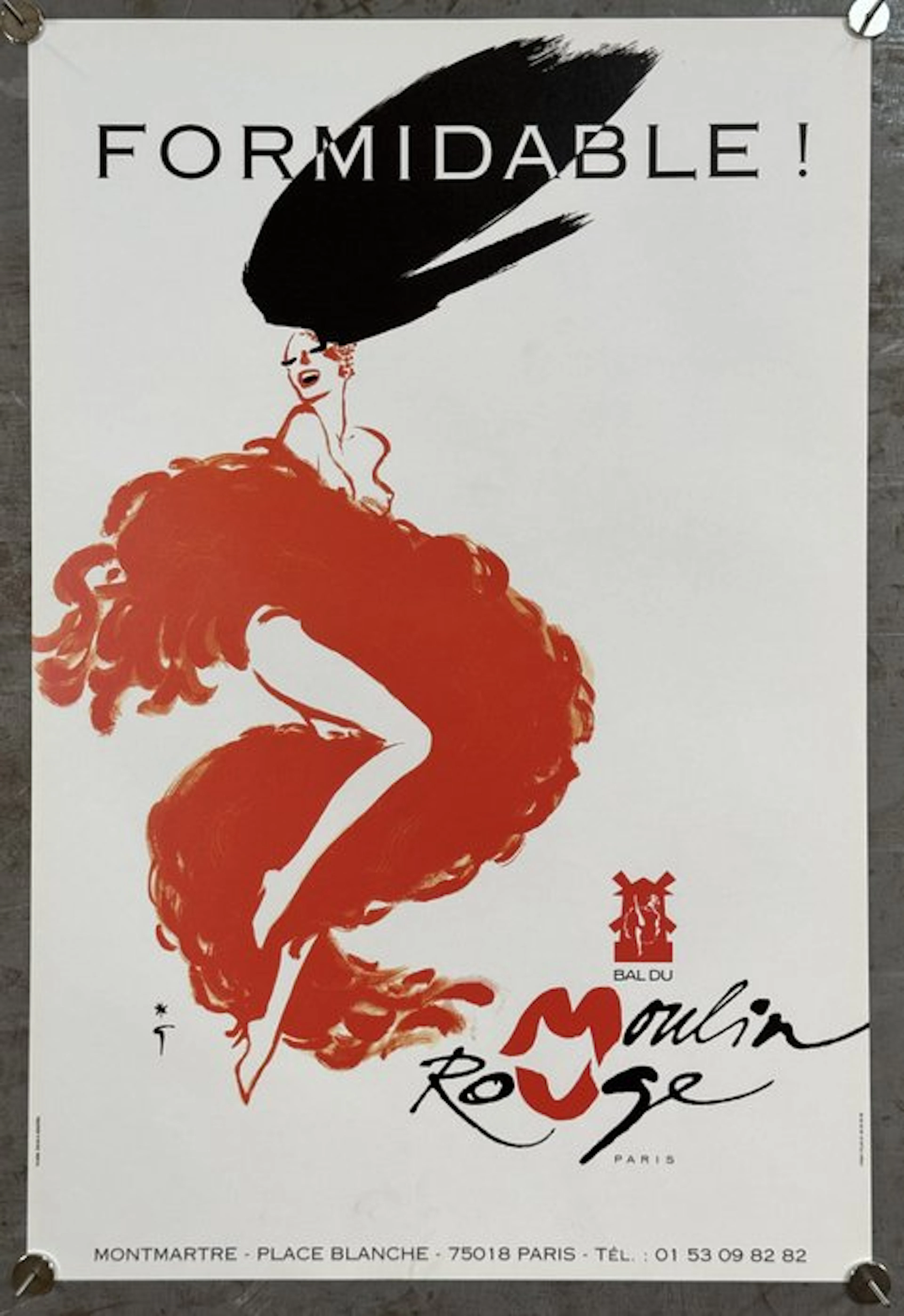René Gruau - Moulin Rouge Paris “Formidable!” | poster...