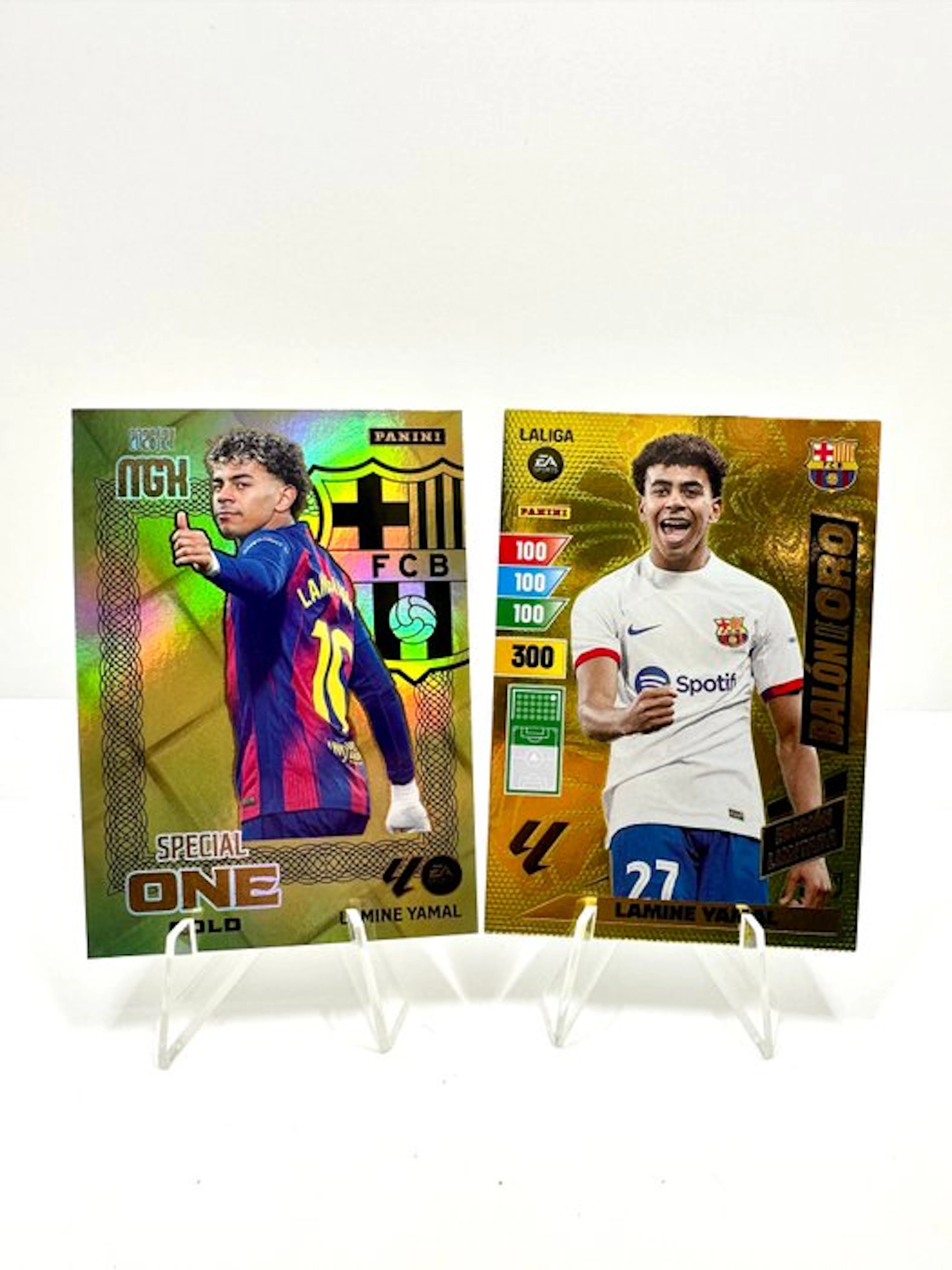 Panini Lamine Yamal Special One Gold & Balón de Oro...