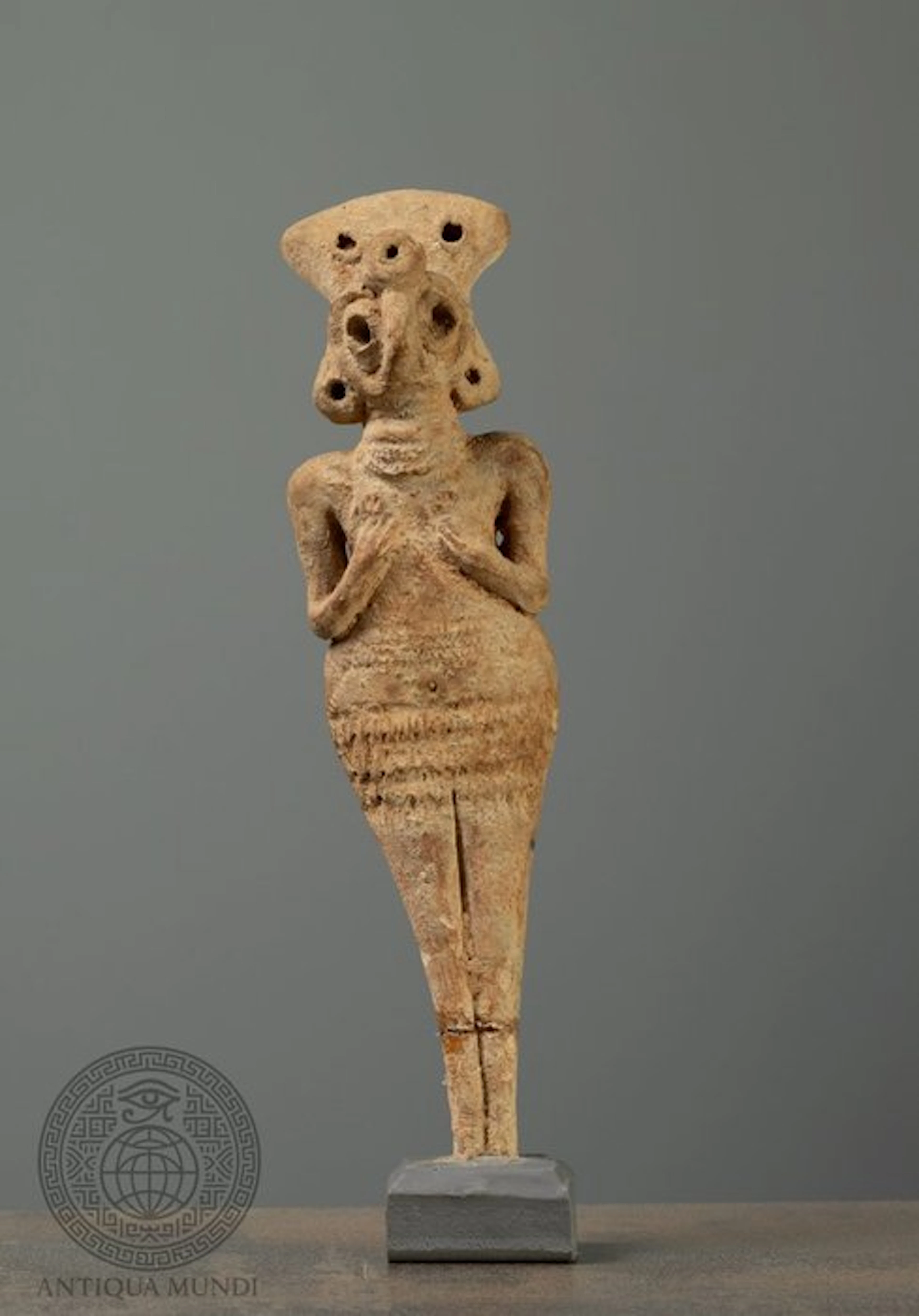 Levant Terracotta Levantine Terracotta Figure of a Female...