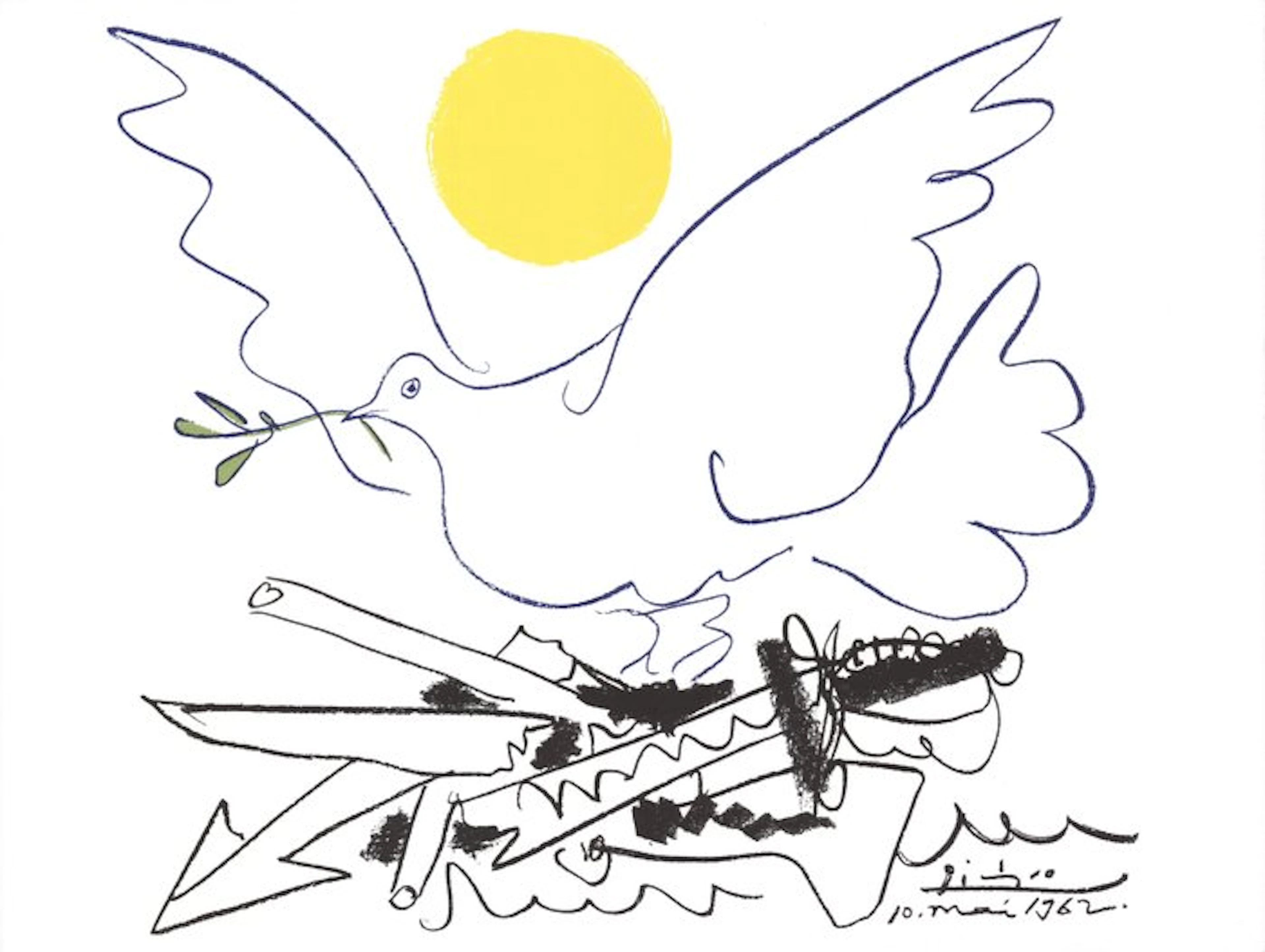 Pablo Picasso (1881-1973), d'après - Colombe de l'avenir
