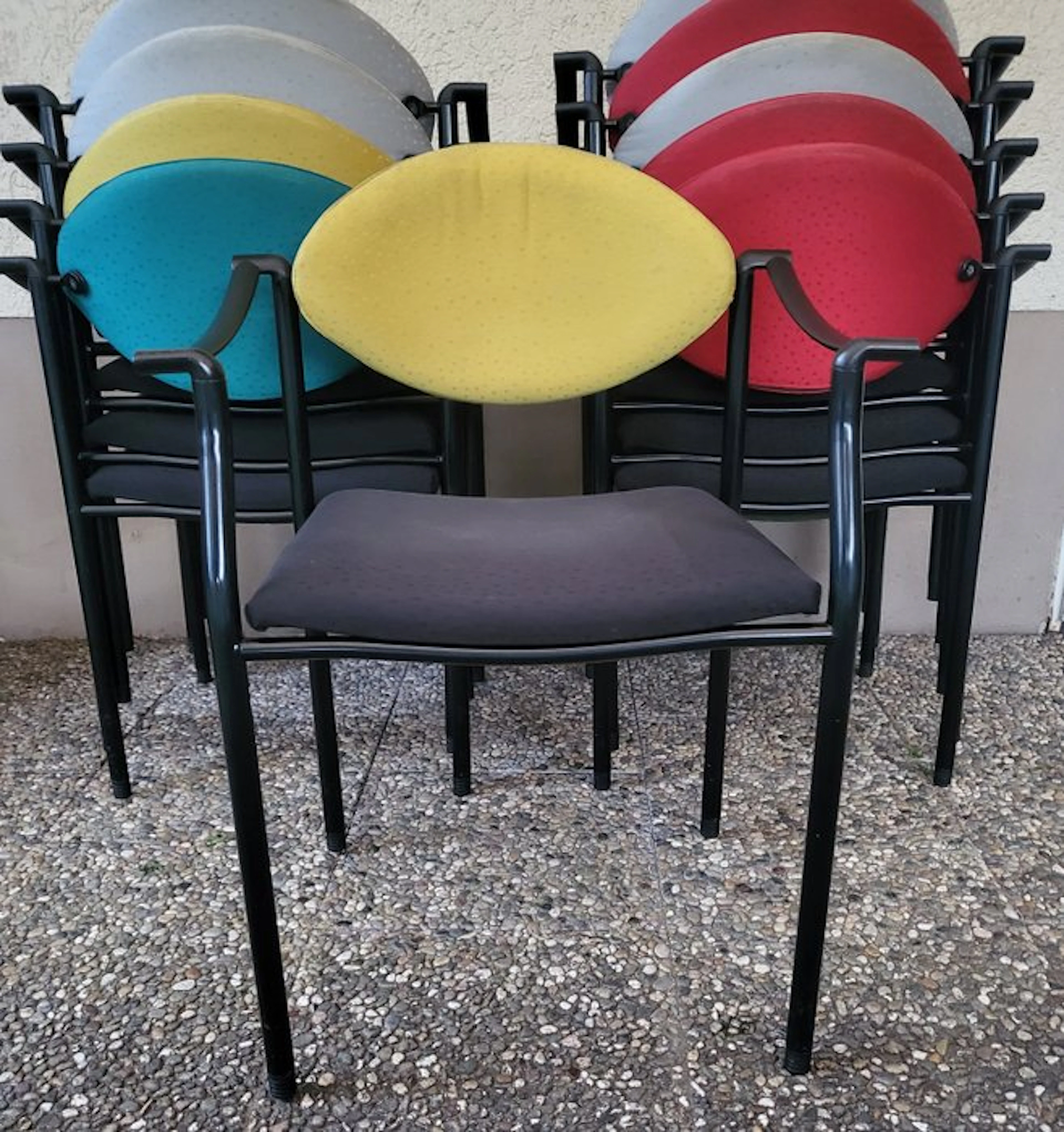 Klöber - Chair (10) - Tonga - Metal, Fabric - Designer chairs